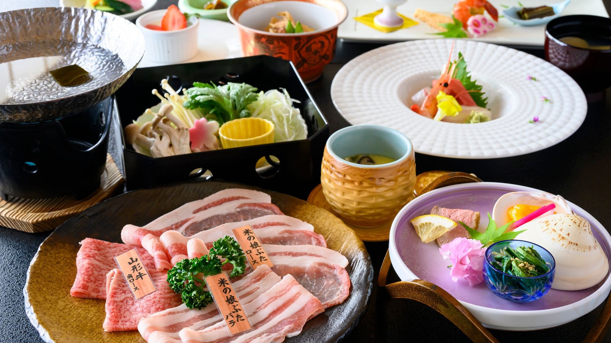 比较品牌猪肉“米之娘娘”和山形牛的味道