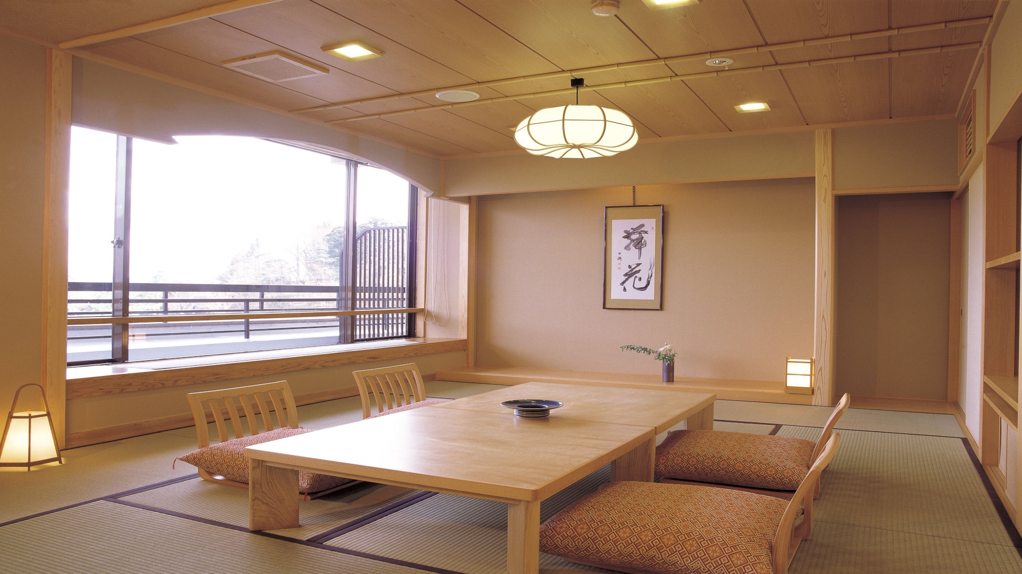 Kamar standar gaya Jepang sisi Kawaguchiko 10 tikar tatami (contoh)