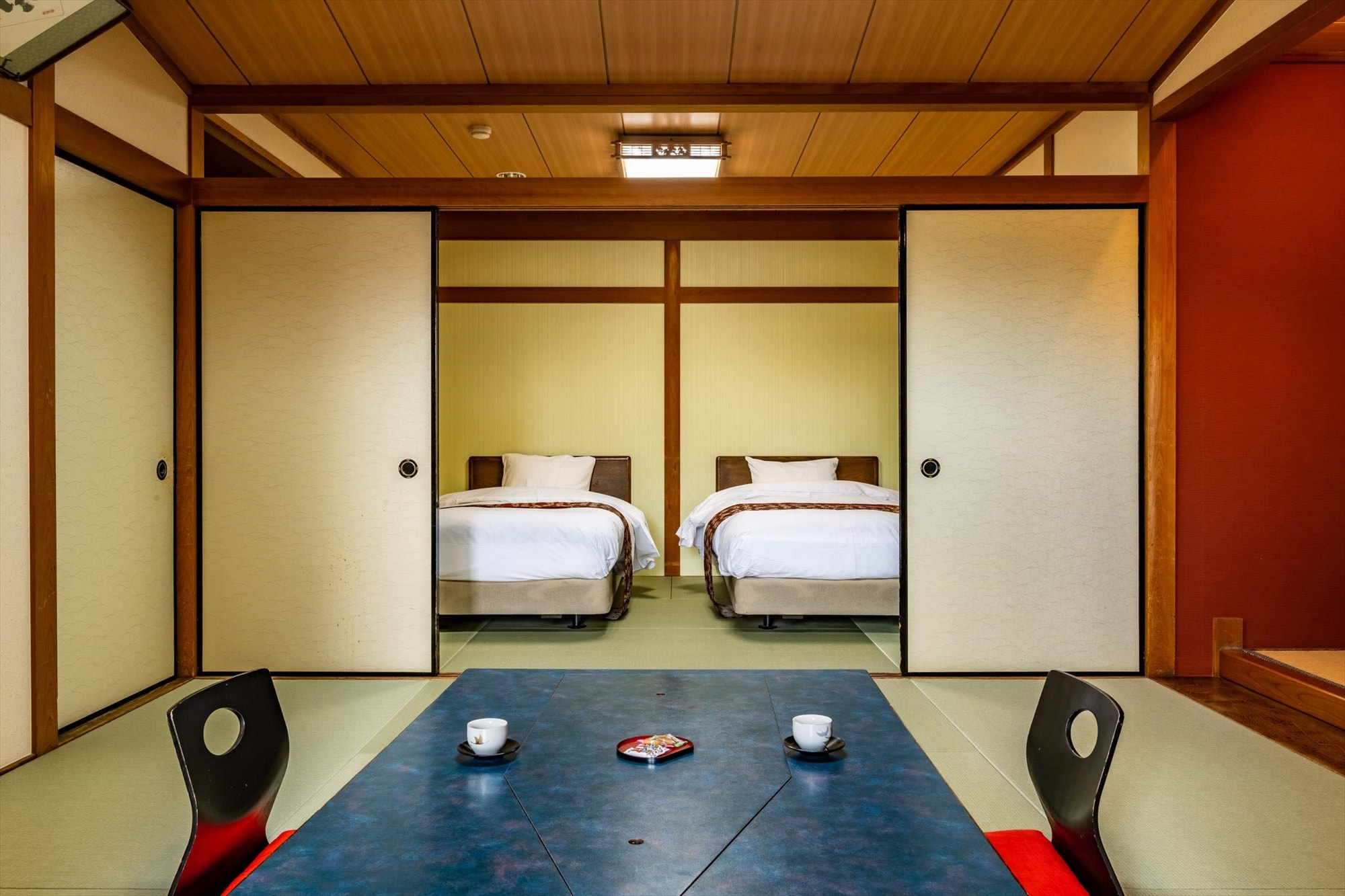 Guest room with open-air bath Amino