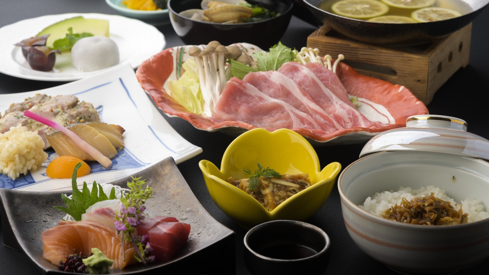 An example of Japanese kaiseki cuisine
