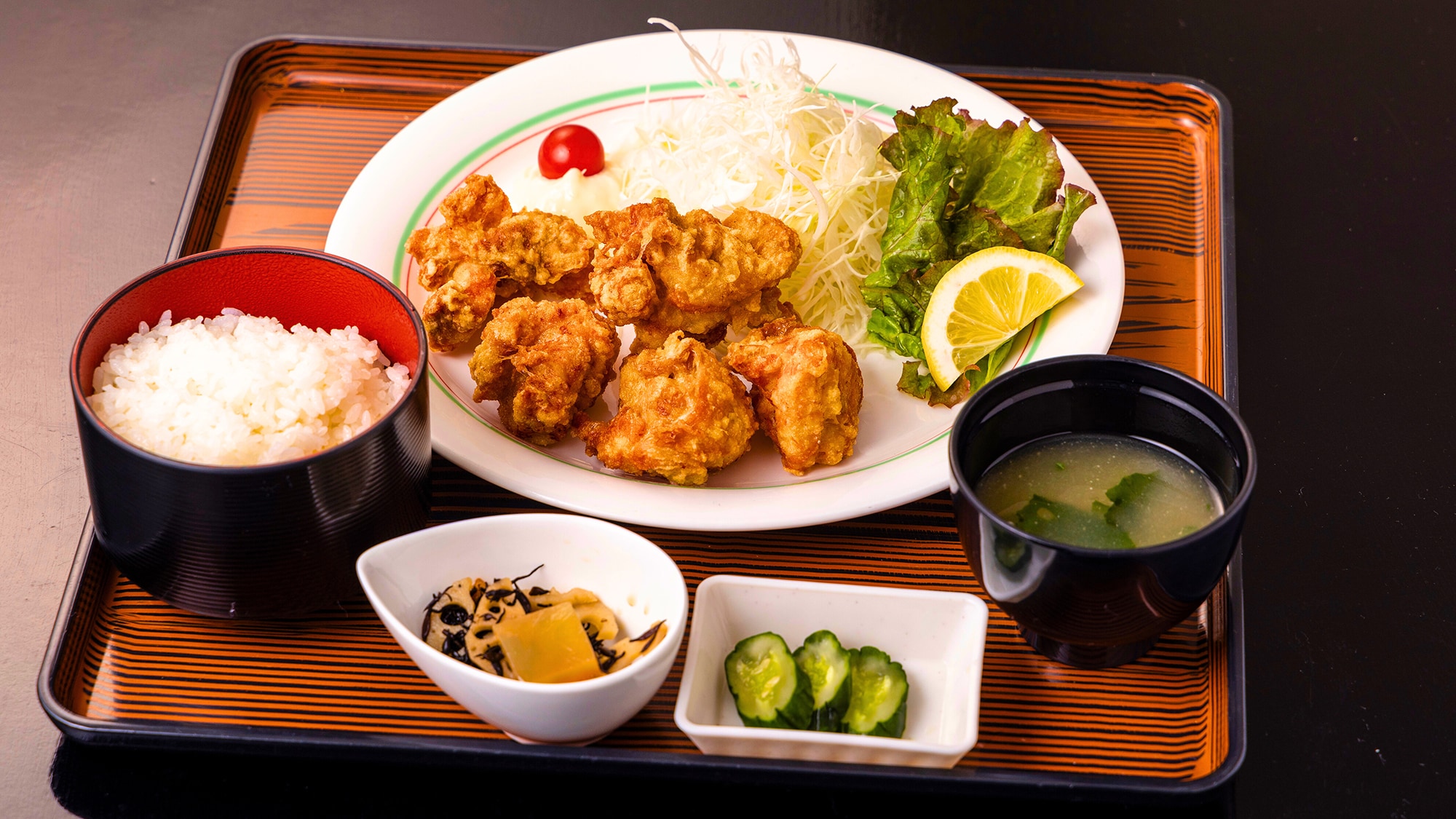 [Zangi set meal] "Boneless meat" in Ainu language, a local dish representative of Hokkaido