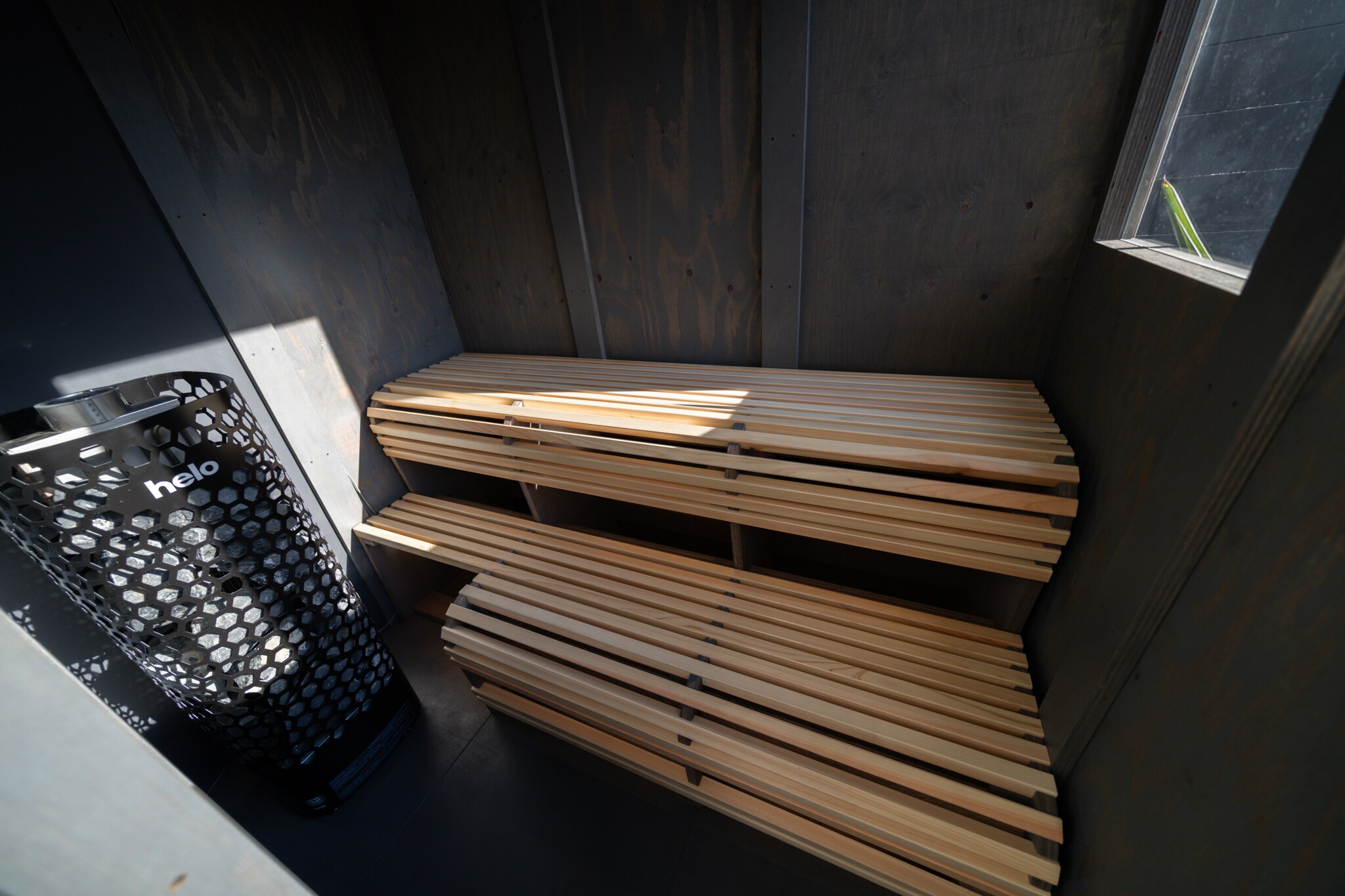 Sauna Suite - Inside the sauna