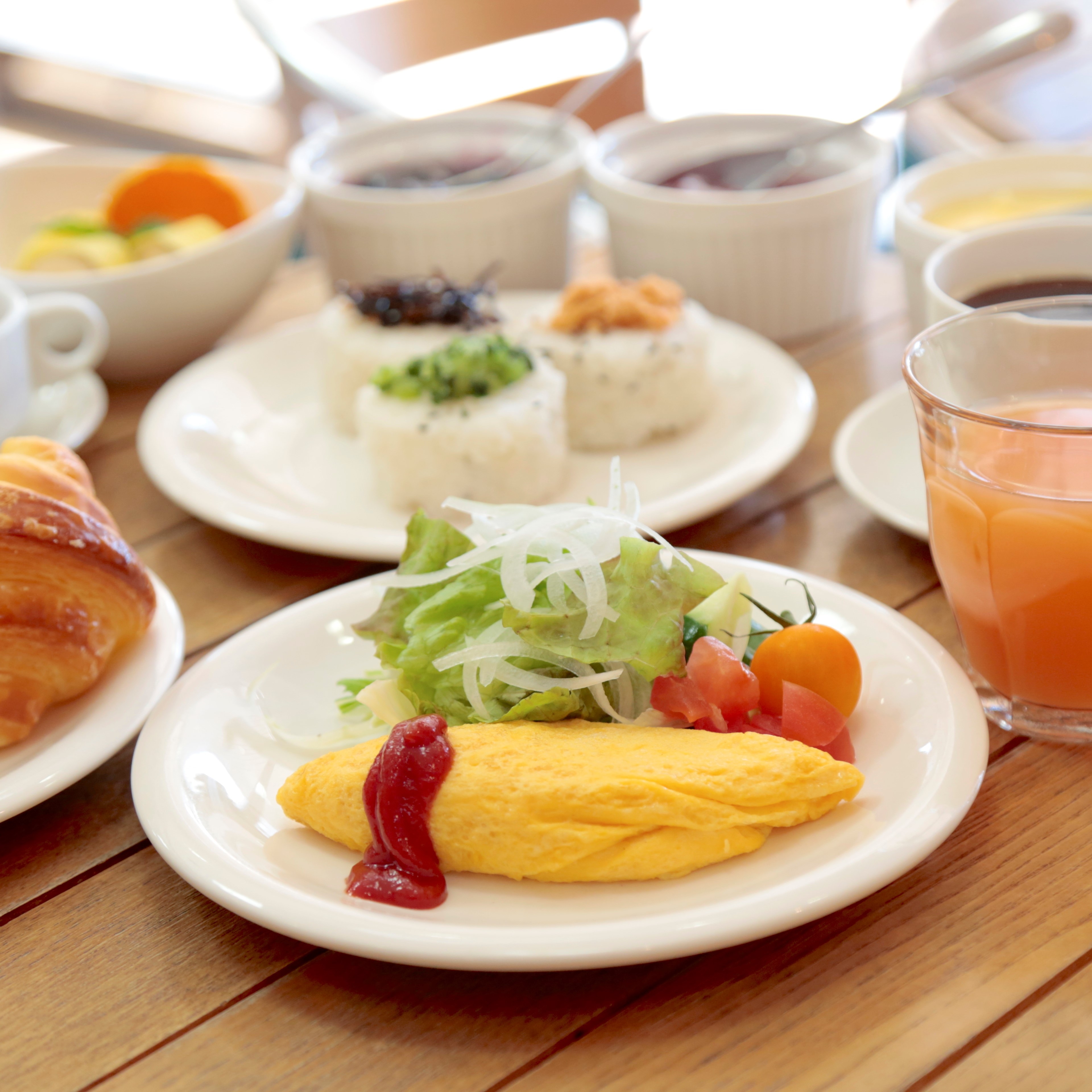 受歡迎的現烤原味煎蛋捲