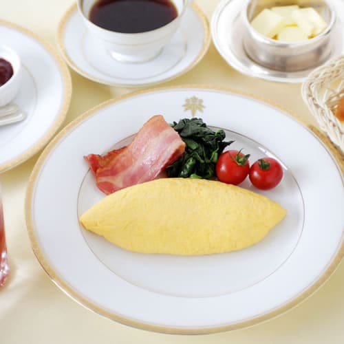 전통 오믈렛이 호평을 받은 아침 식사