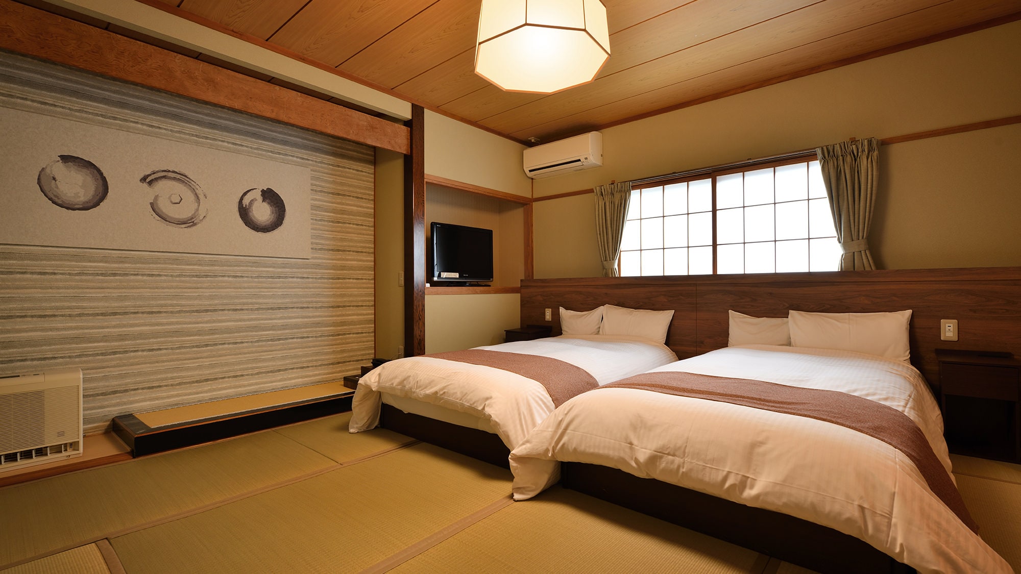 Japanese style twin room with 10 tatami mats and shower room, Tamayuki/Watayuki