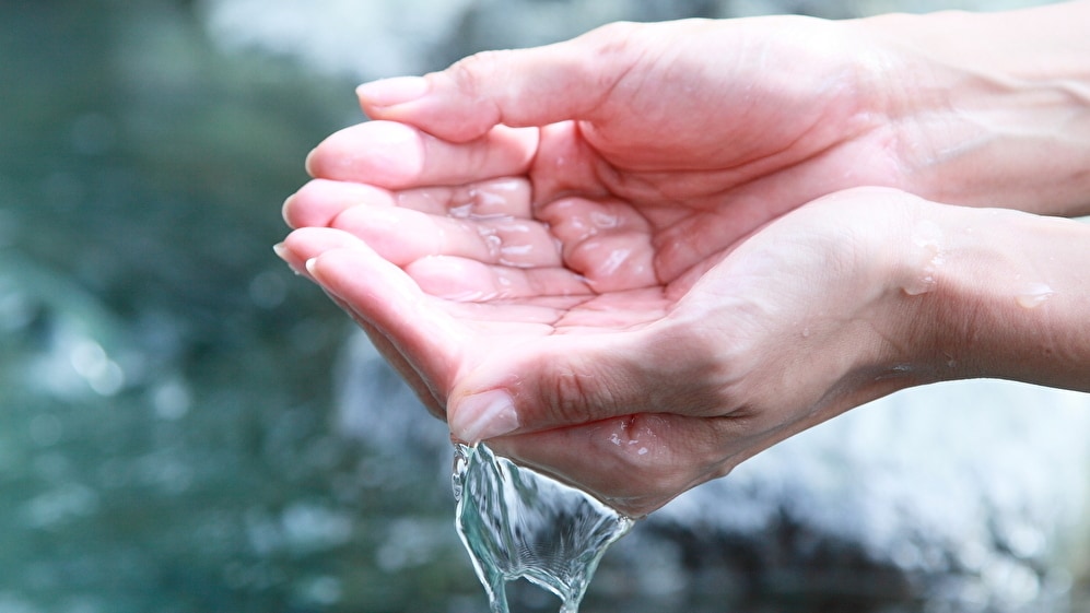 本館自家的護城河天然溫泉被選為日本百大名泉之一,水質非常有信心!