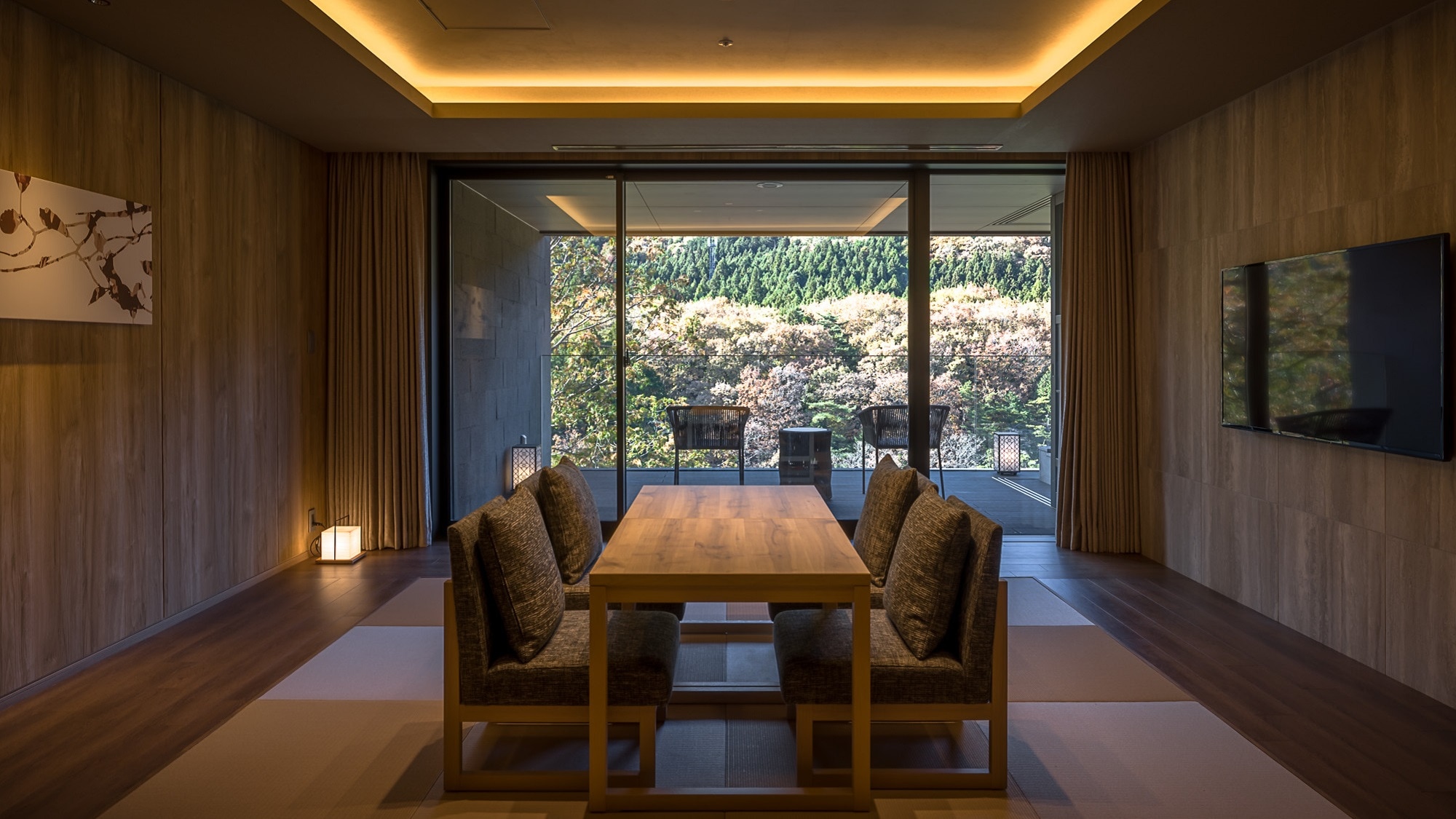 [Non-smoking] Deluxe Japanese-Western room 76 square meters, all rooms with private terrace and open-air hot spring bath where you can feel the Kinugawa Valley up close