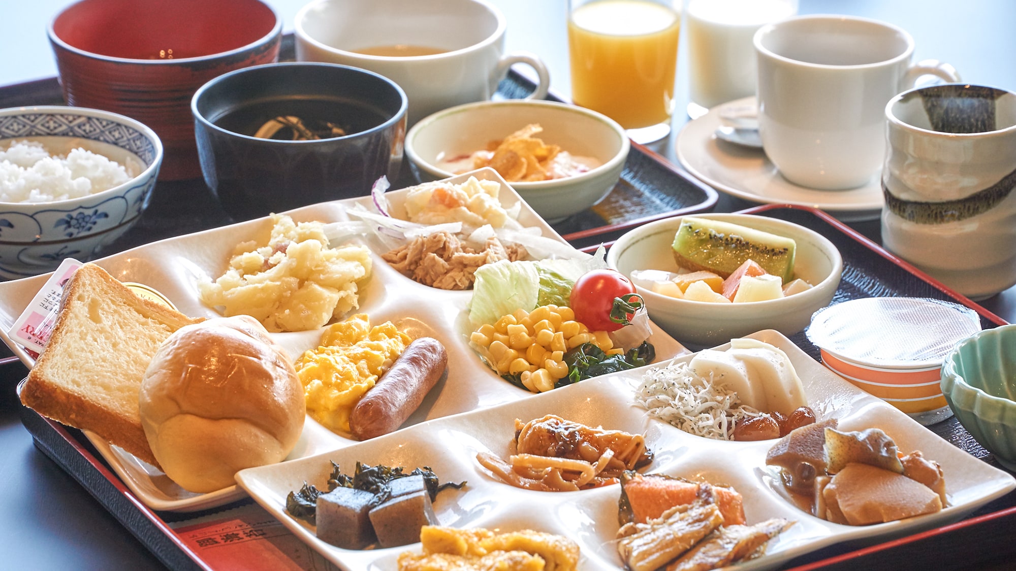 Một ví dụ về bữa sáng tự chọn
