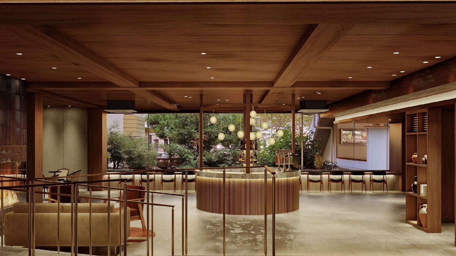 【2025年12月27日リニューアル】グリーンビューの魅力を活かしたリニューアルラウンジ