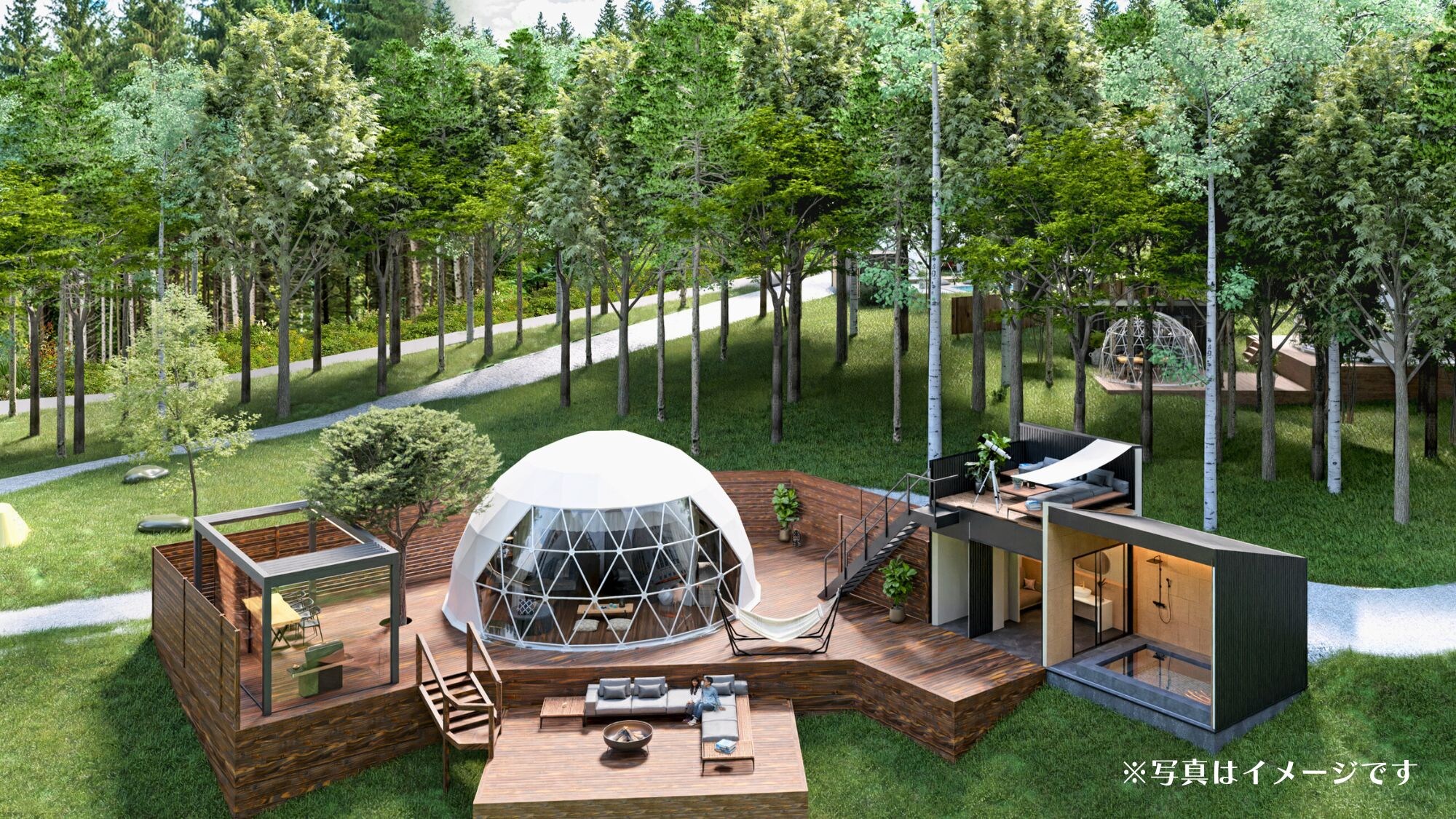 New Premium Dome 8m - Exterior