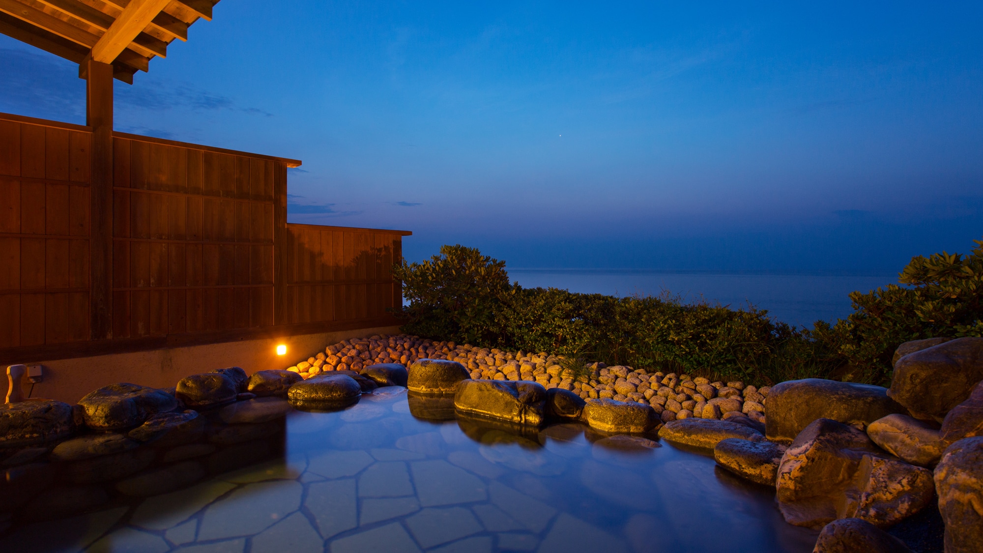 Guest room with garden open-air bath (example)