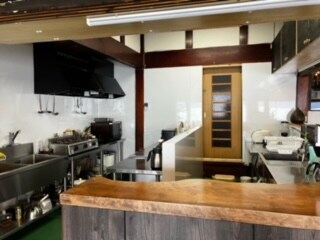 The entire kitchen