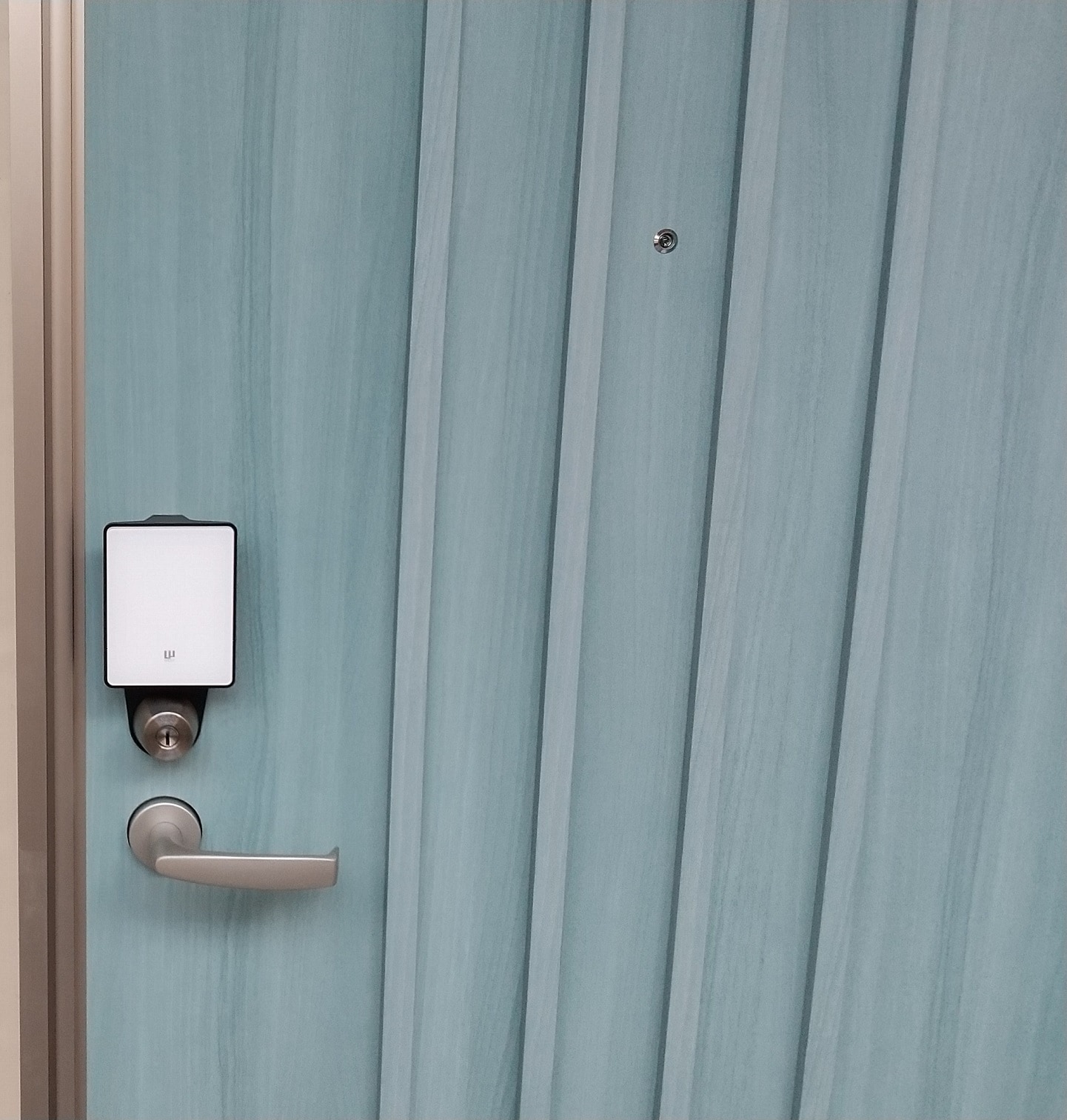 Smart lock door