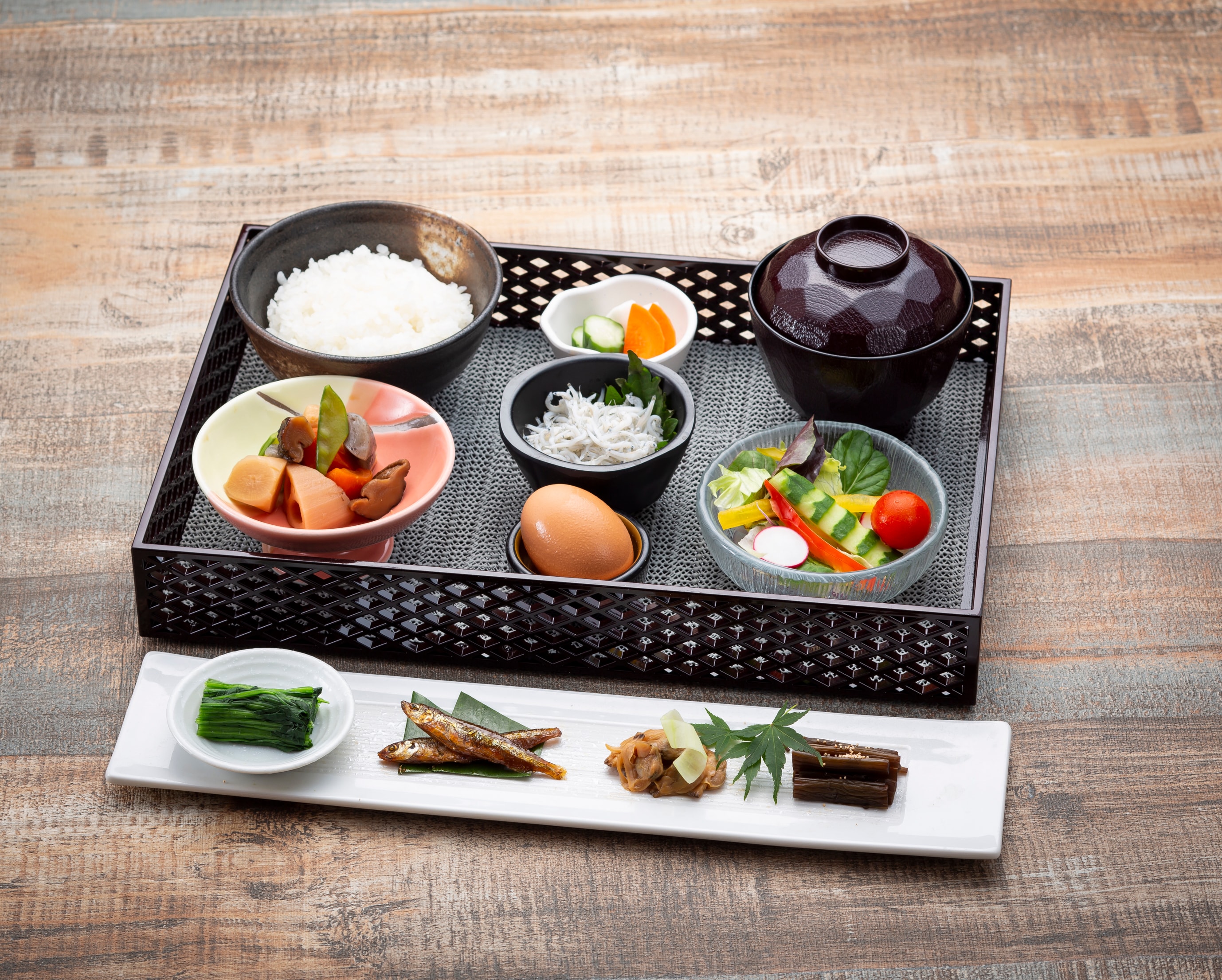 Special egg on rice