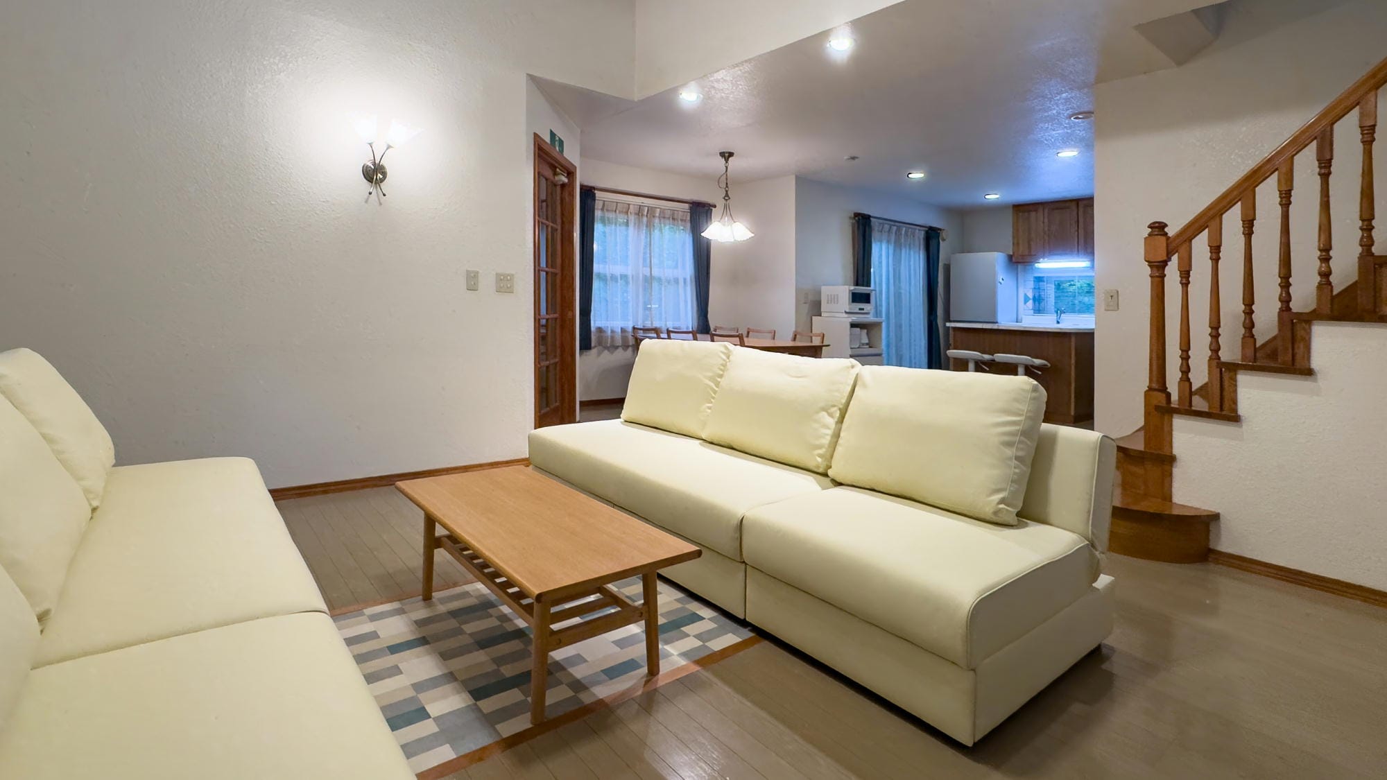[Rental Villa with Hot Spring] W Type Living Room
