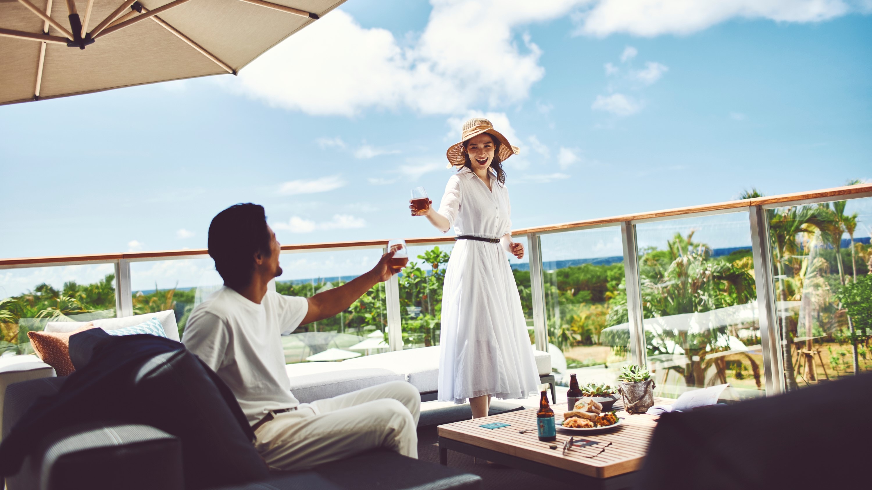 ■Ruang teras Bay Wing lantai 2 di sebelah "Palette Terrace Lounge"