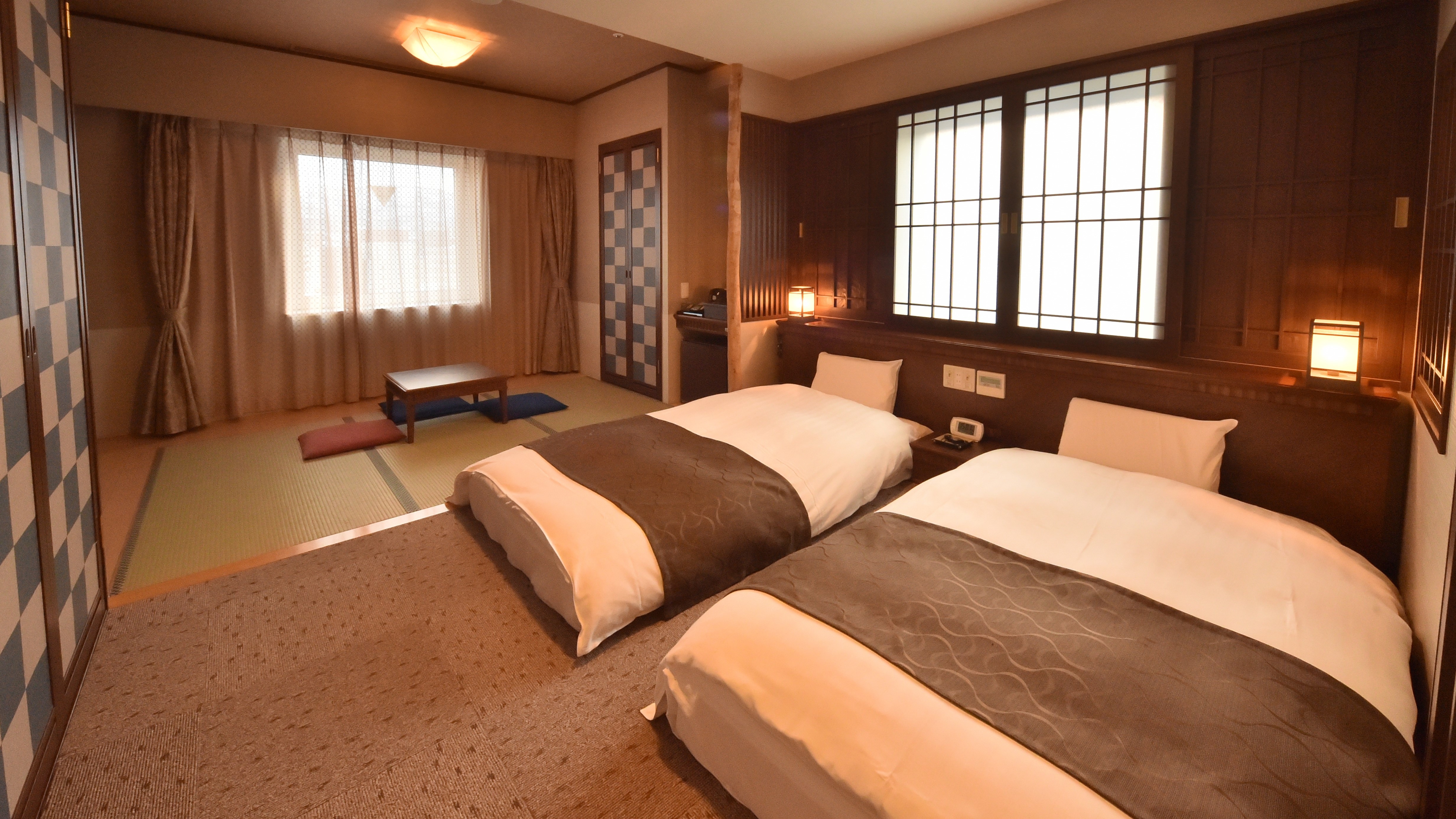 [Japanese and Western rooms] Bed size 100 & times; 200 cm (2 units) 32.0㎡