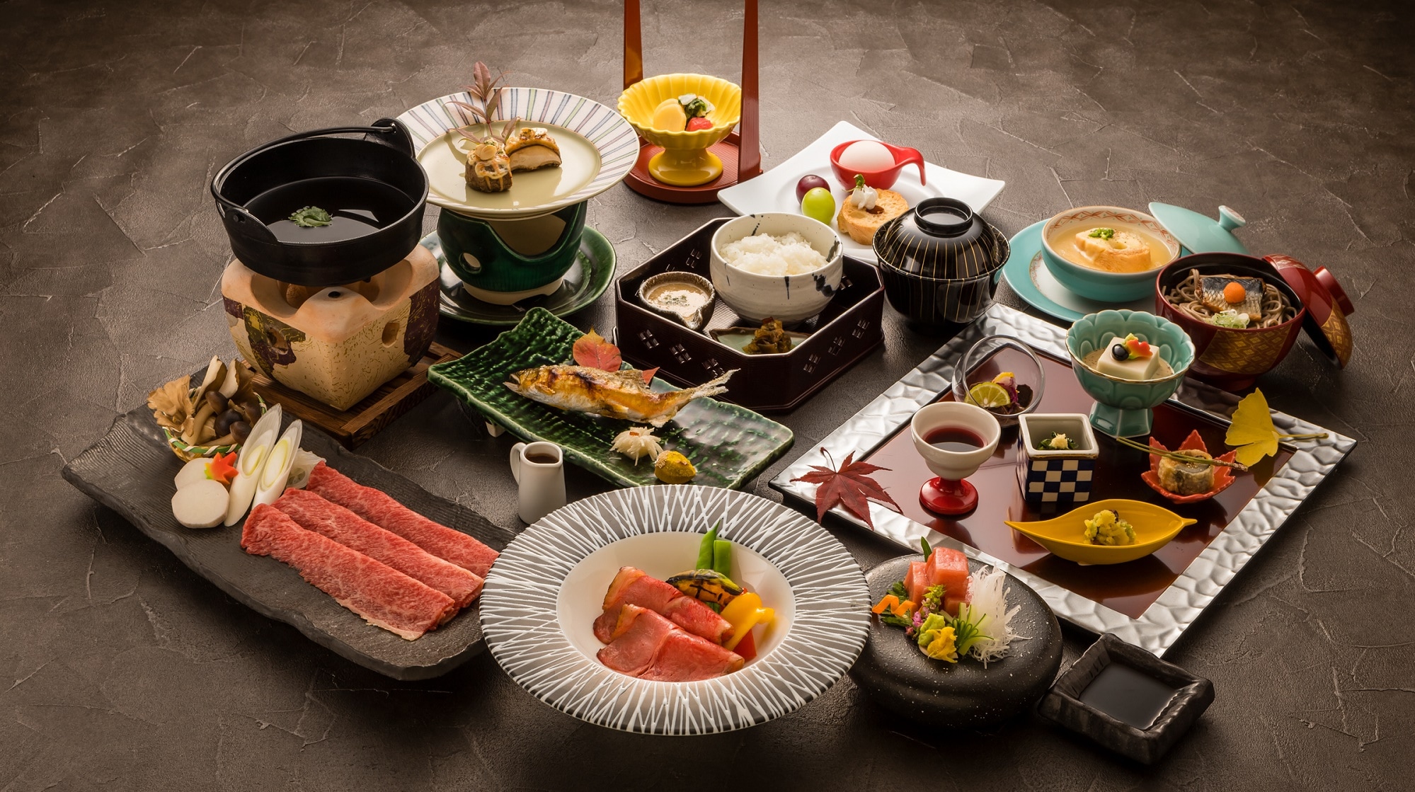 Four seasons kaiseki [Autumn / Ya set]