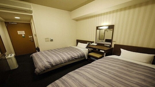 Casual twin room [12㎡] Bed size 100 & times; 195 (cm)