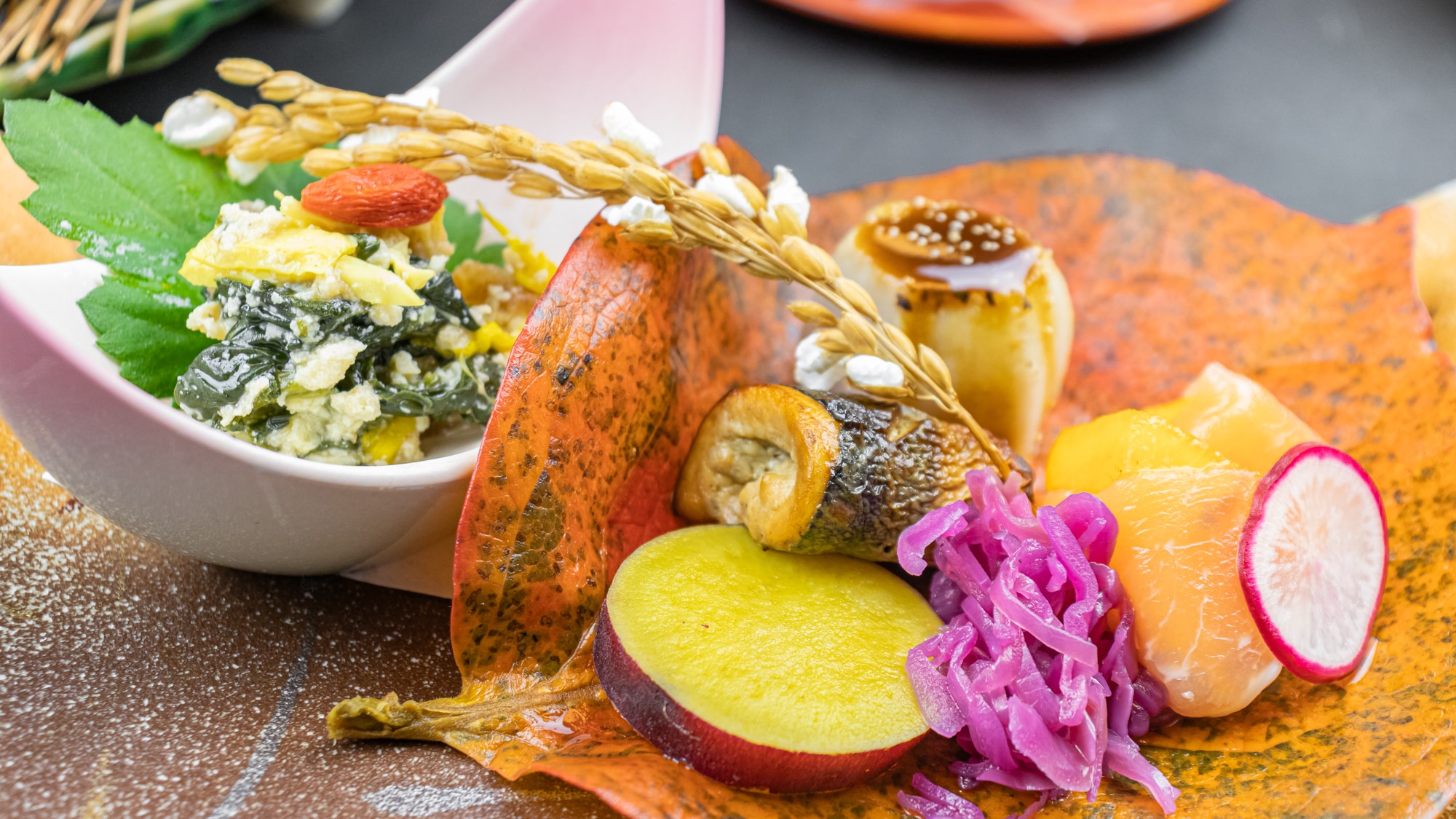 An example of an autumn menu♪