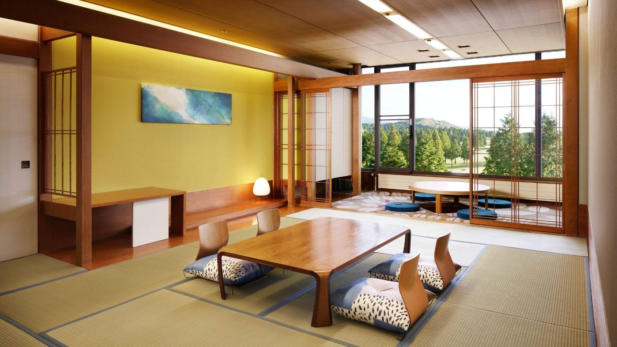 Kamar sudut kamar bergaya Jepang