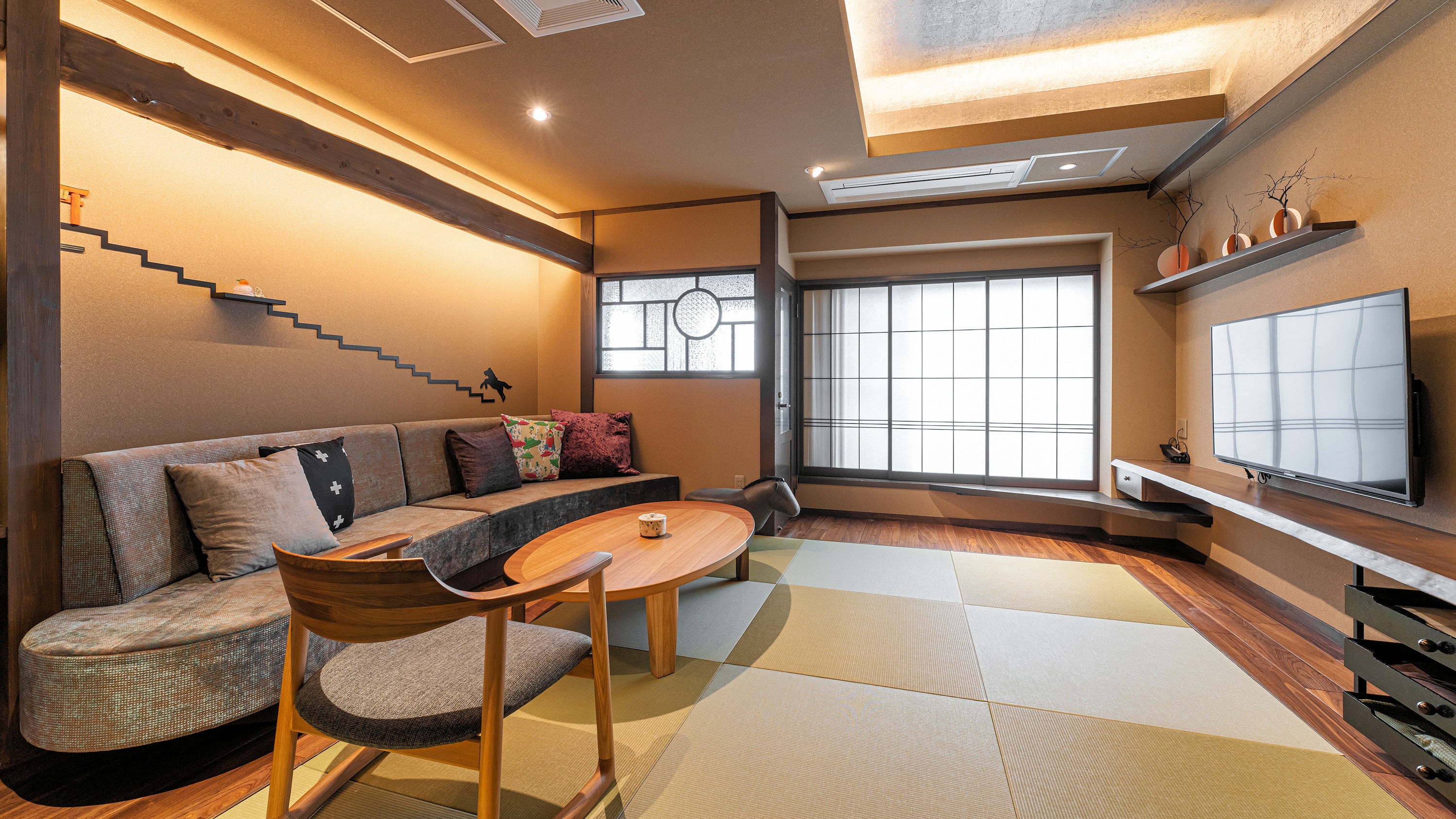 ■Phòng■Không hút thuốc [Phòng kiểu Nhật-Tây có suối nước nóng quan sát tự do (706)]