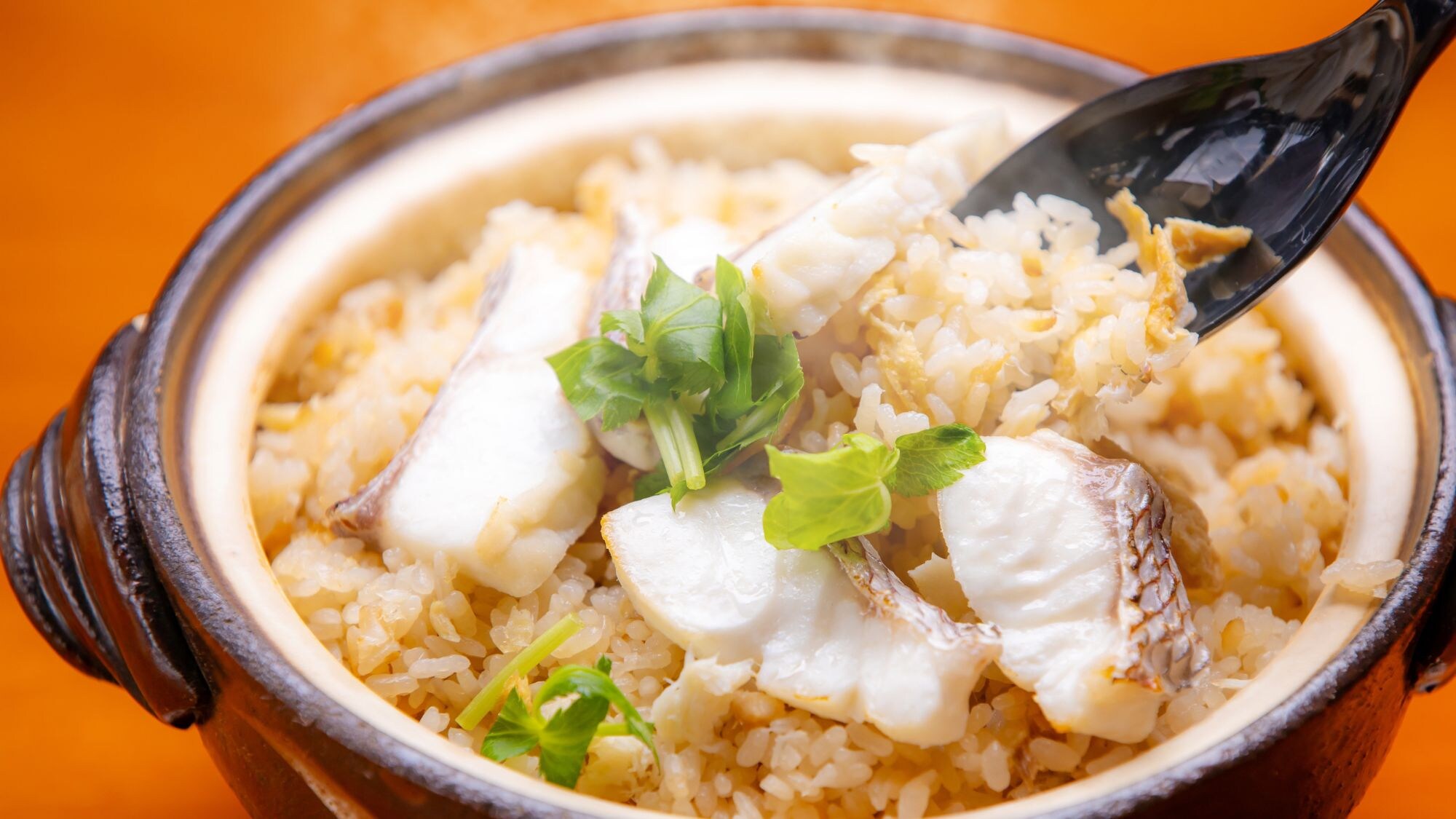 [Prasmanan makan malam] Nasi ikan kakap