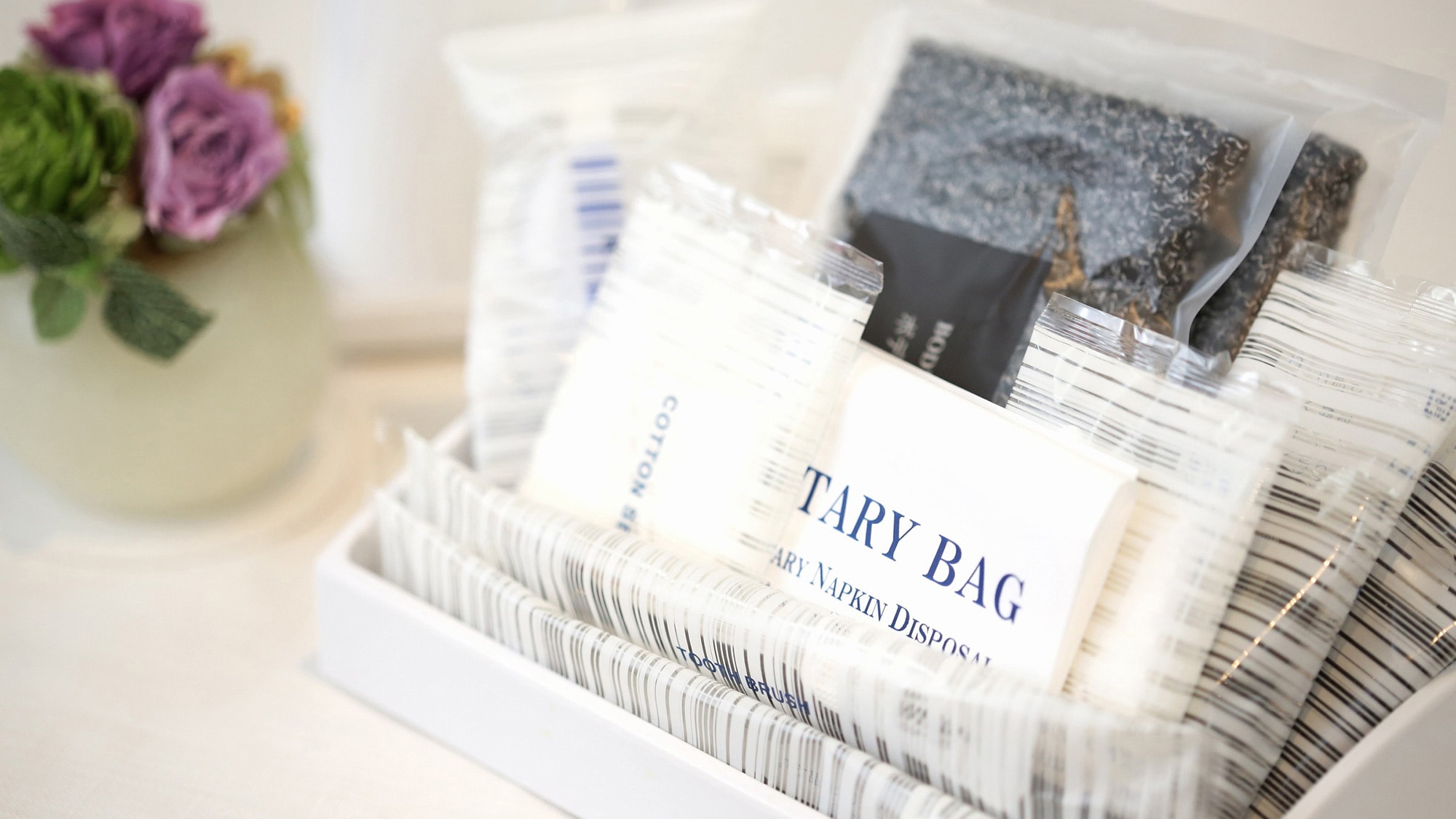 ・[Example of amenities] We always have a set of amenities made in Japan