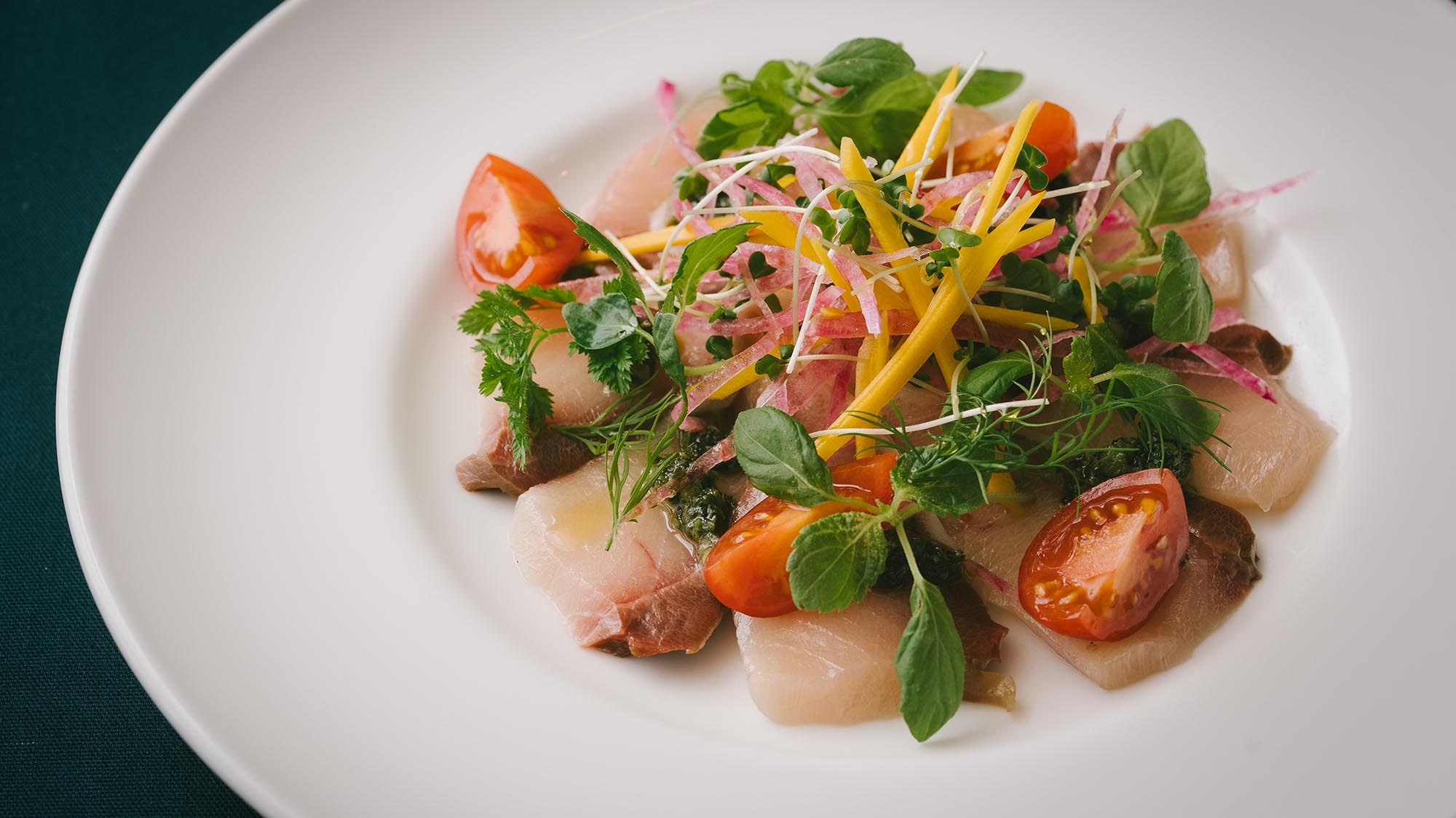 [Standard course] Appetizer: Seasonal fish carpaccio [Example]