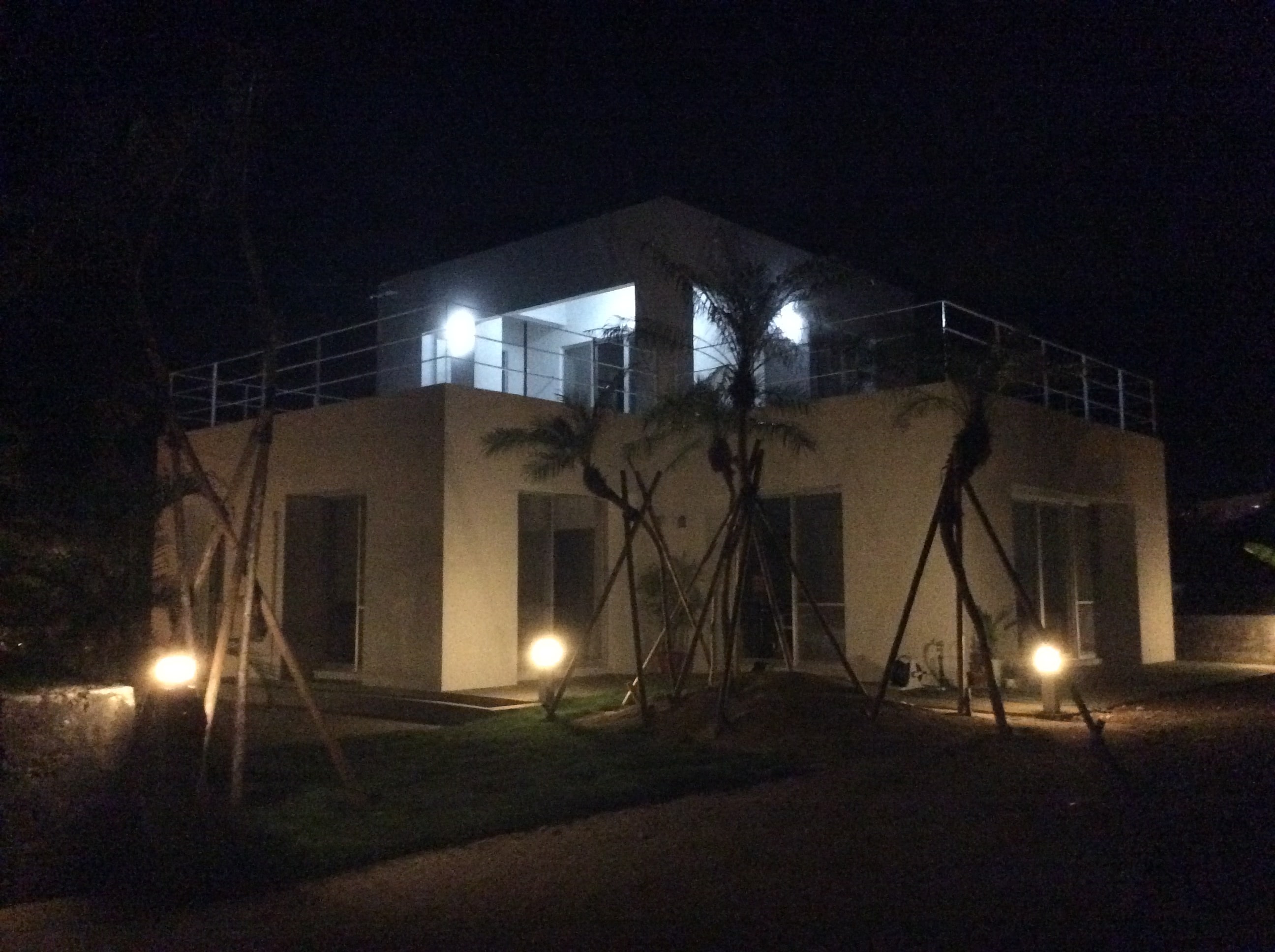 Exterior night view