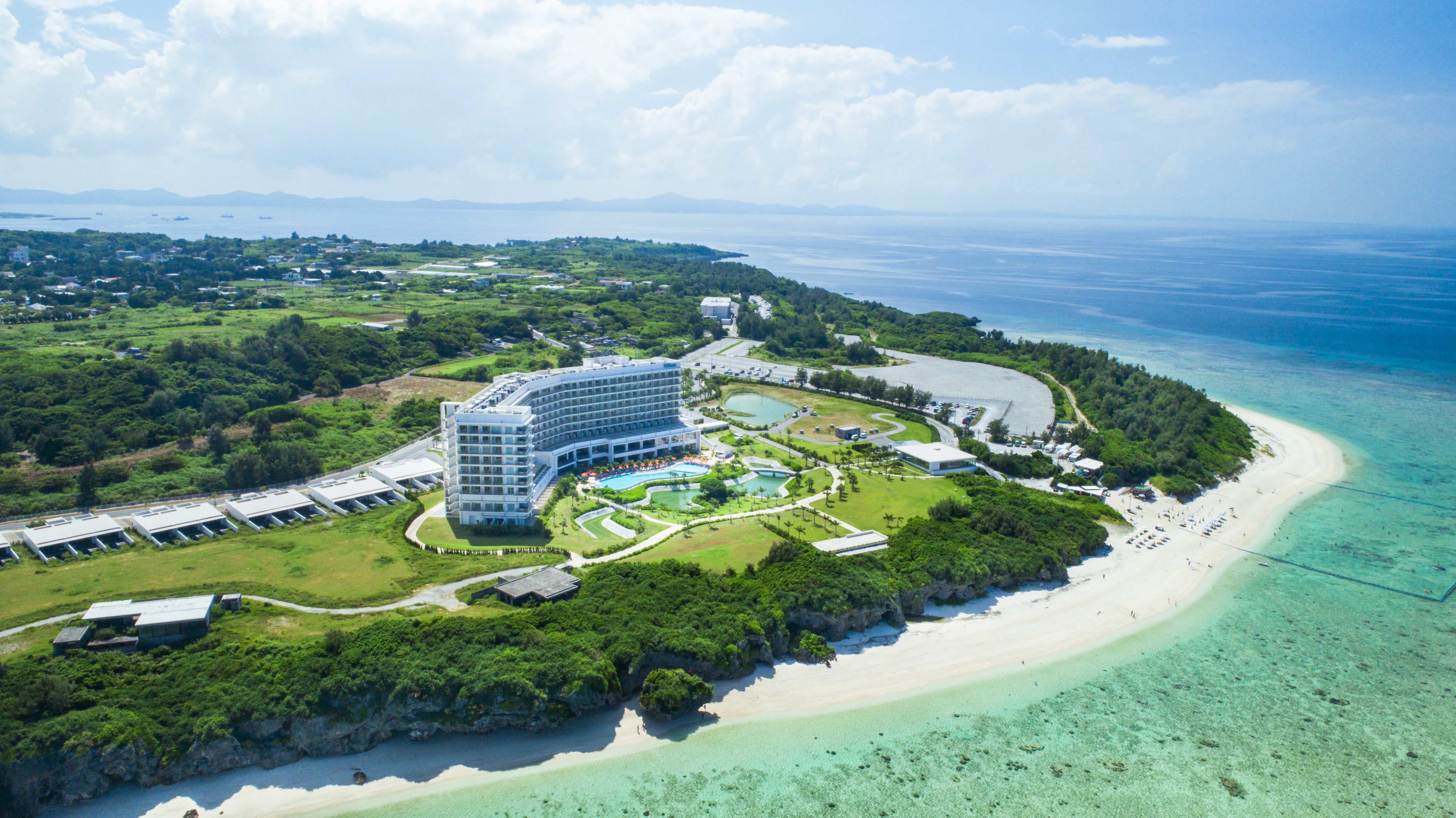 [From above Sesoko Island]