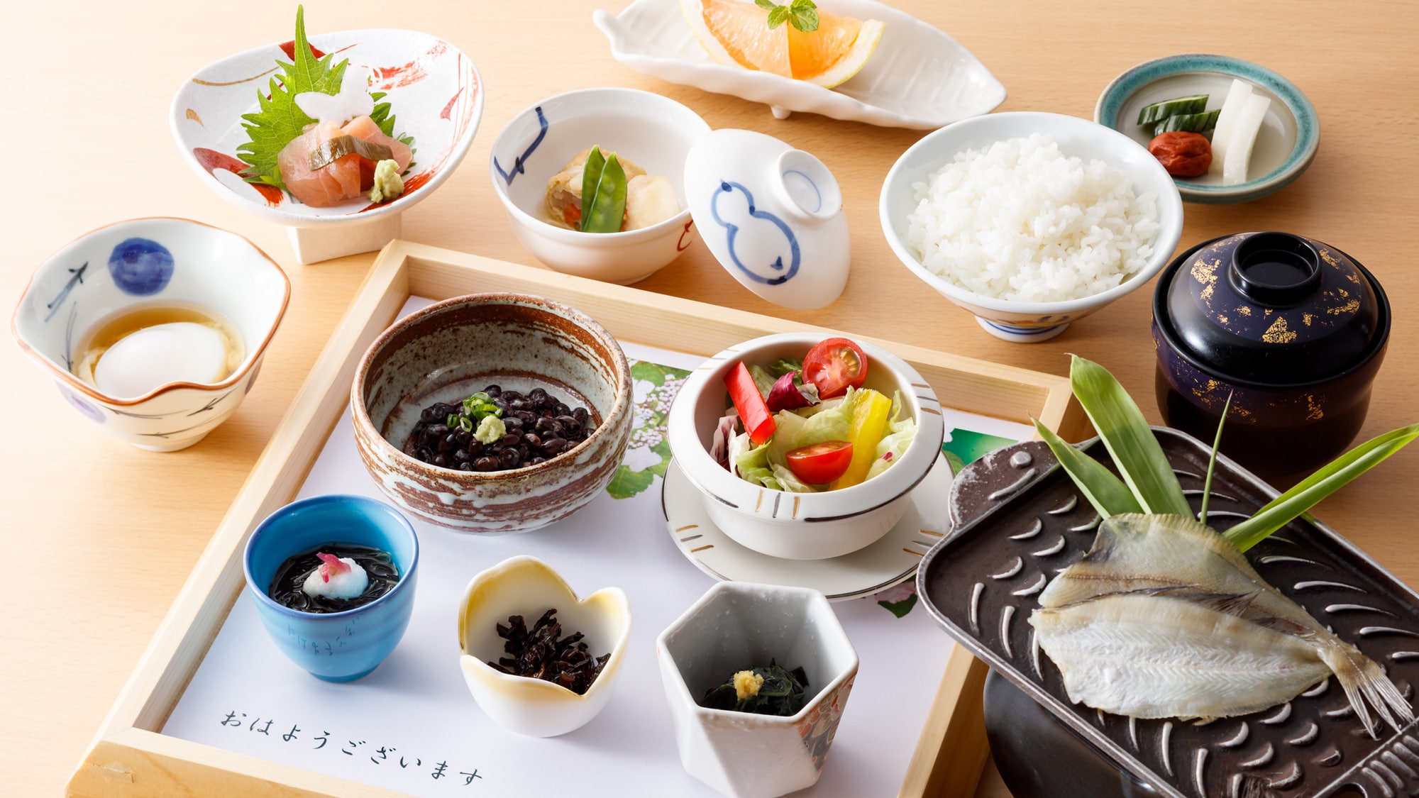 For breakfast, we will prepare a Japanese meal.