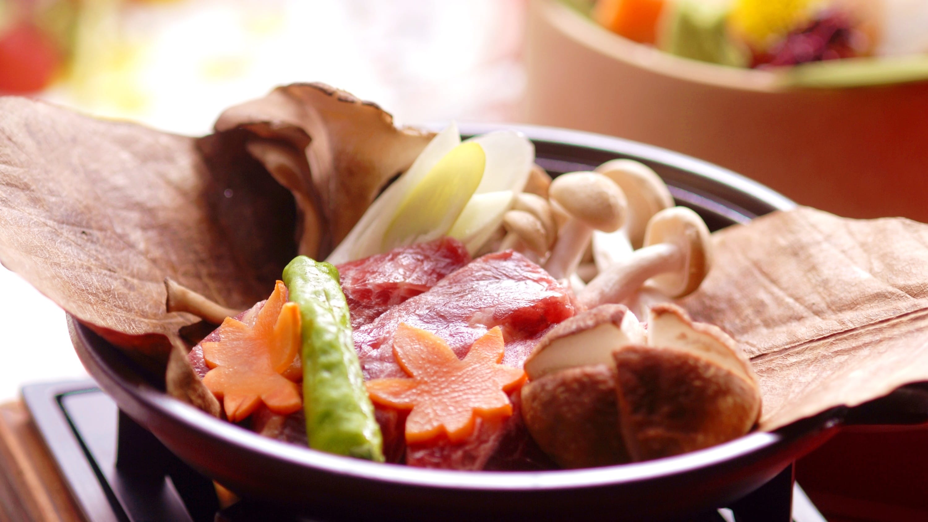 [Fire dish/menu example]