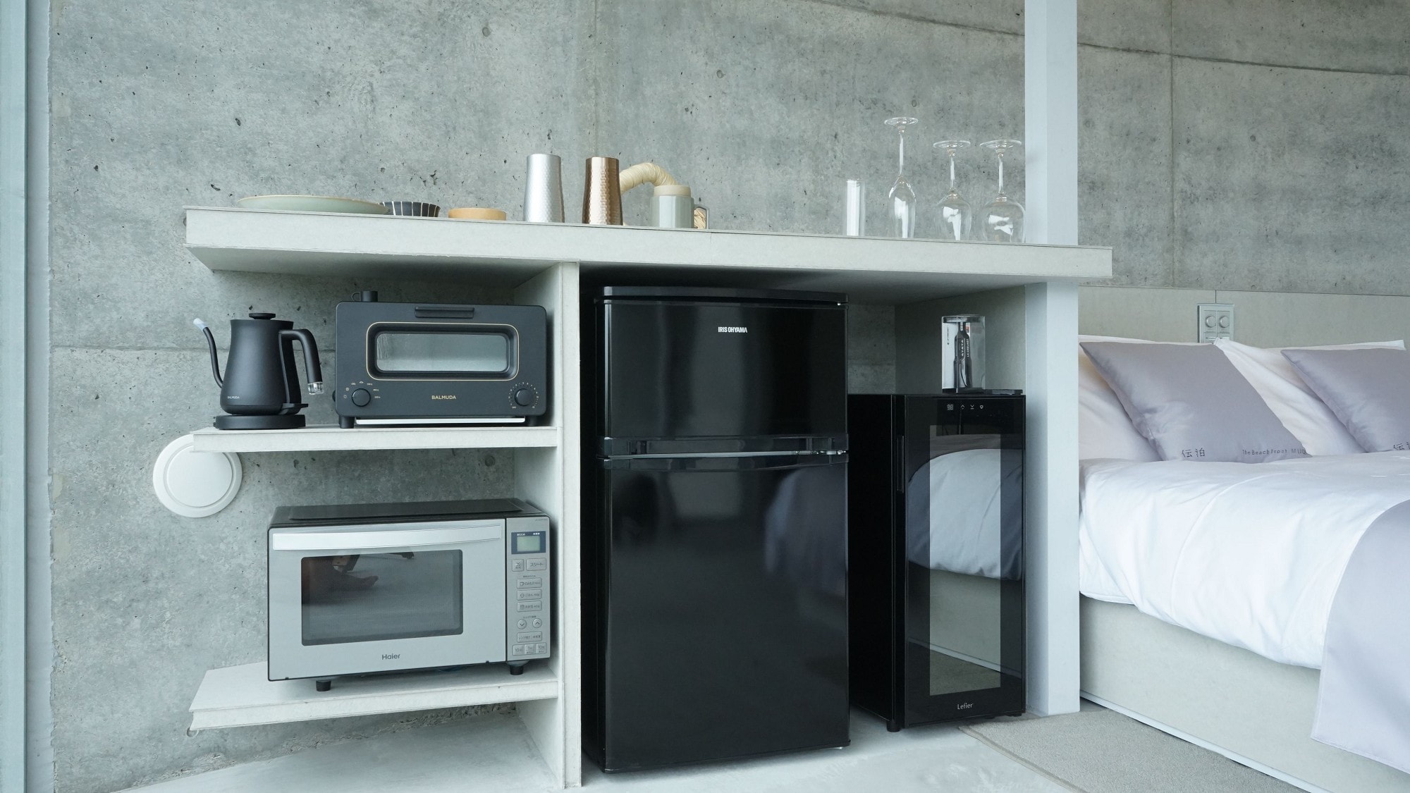 [วิลล่าสแตนดาร์ด - เตียงควีนไซส์] ห้องพักเรียบง่ายไม่มีห้องครัว