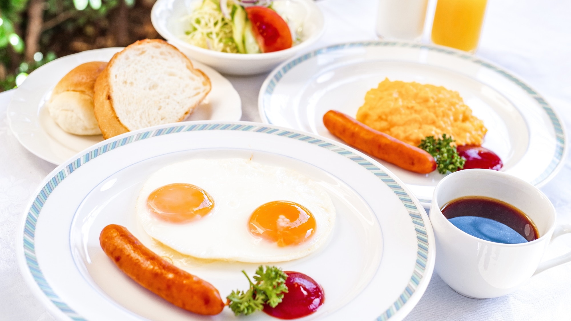 [早餐]西餐可以選擇炒雞蛋或煎蛋♪