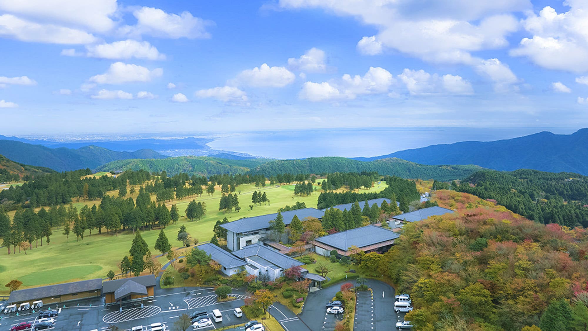 [Hotel exterior] A wonderful view overlooking the hotel