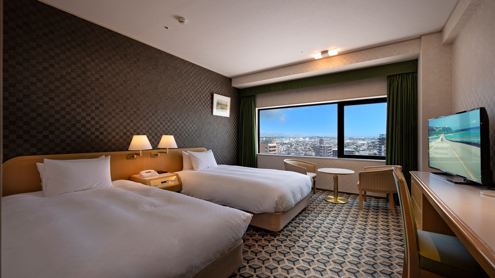 [Guest room] 7th floor twin room (bed size: 120cm x 205cm, with humidifier)
