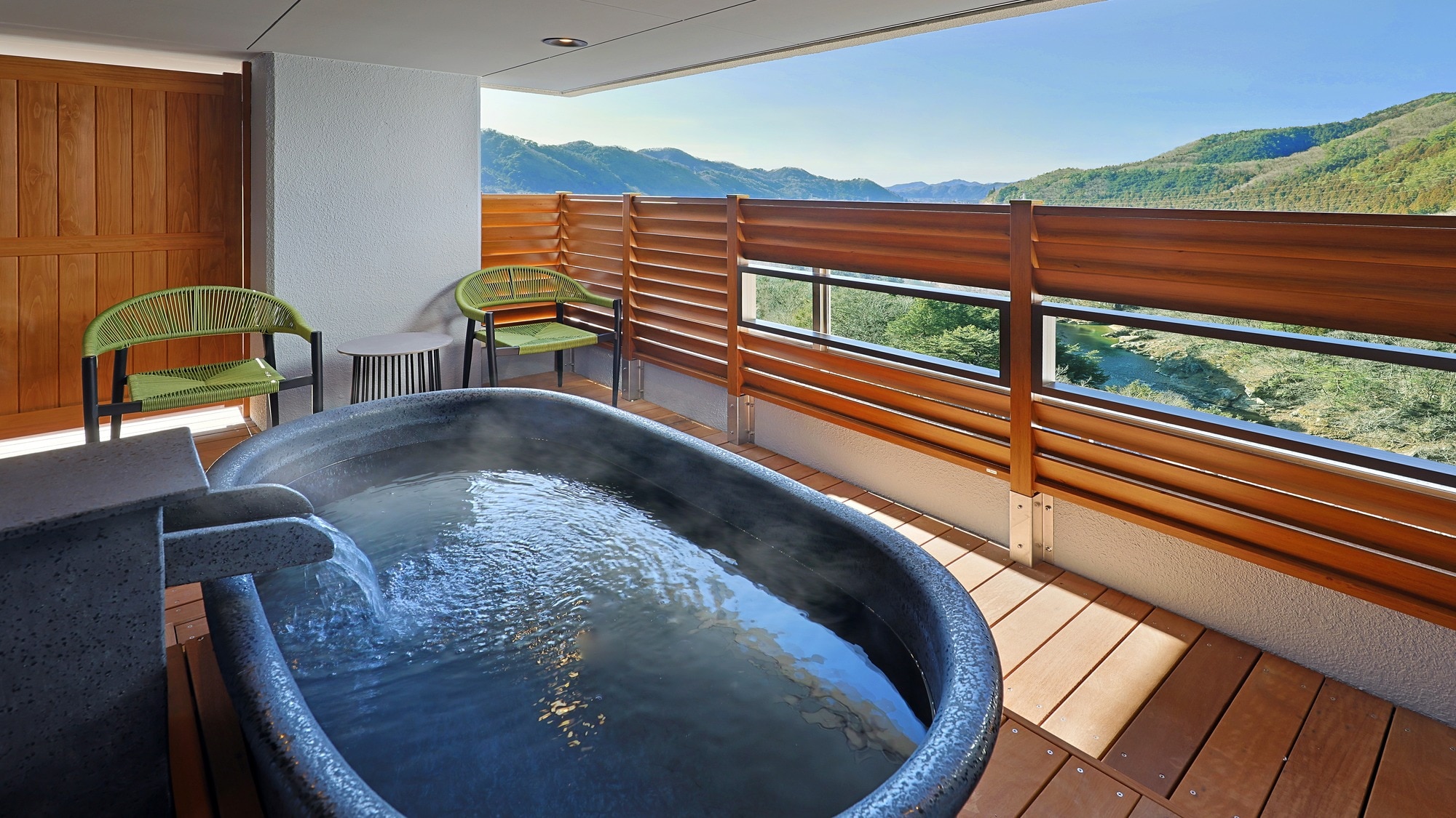 [Kamar bergaya Jepang-Barat] Kamar tamu lantai 13 dengan pemandian terbuka (bebas rokok)