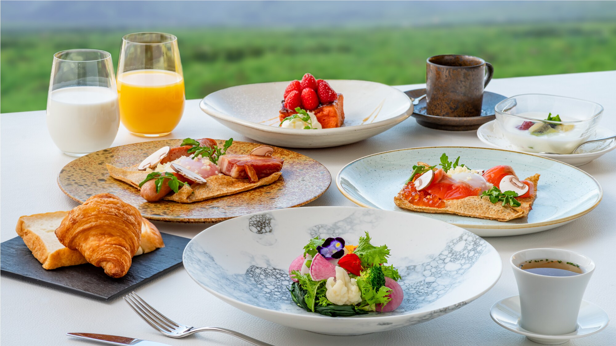 French cuisine in Nasu - Merimelange (breakfast)