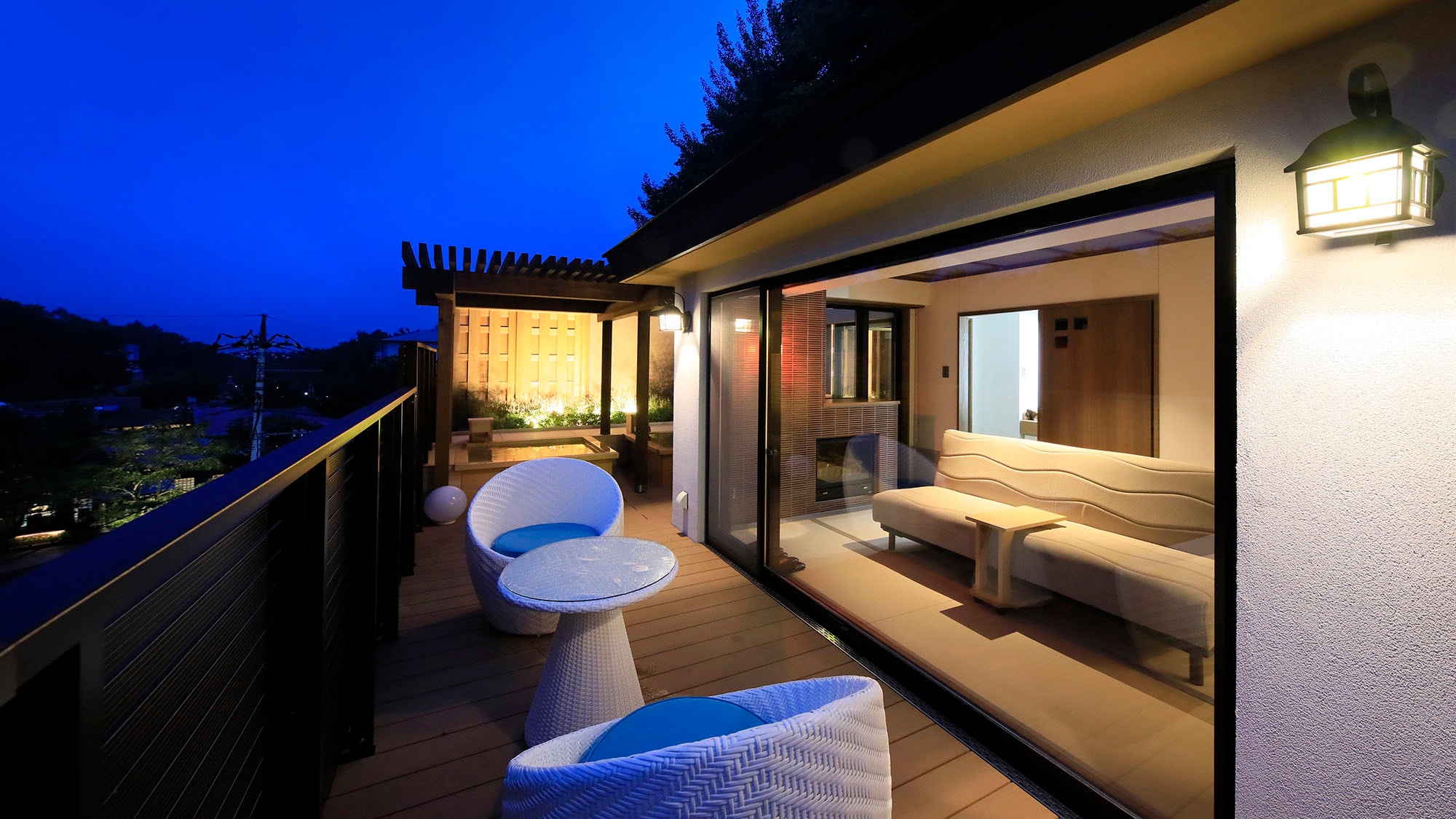 [Linglong] Japanese modern special room with 2 open-air baths