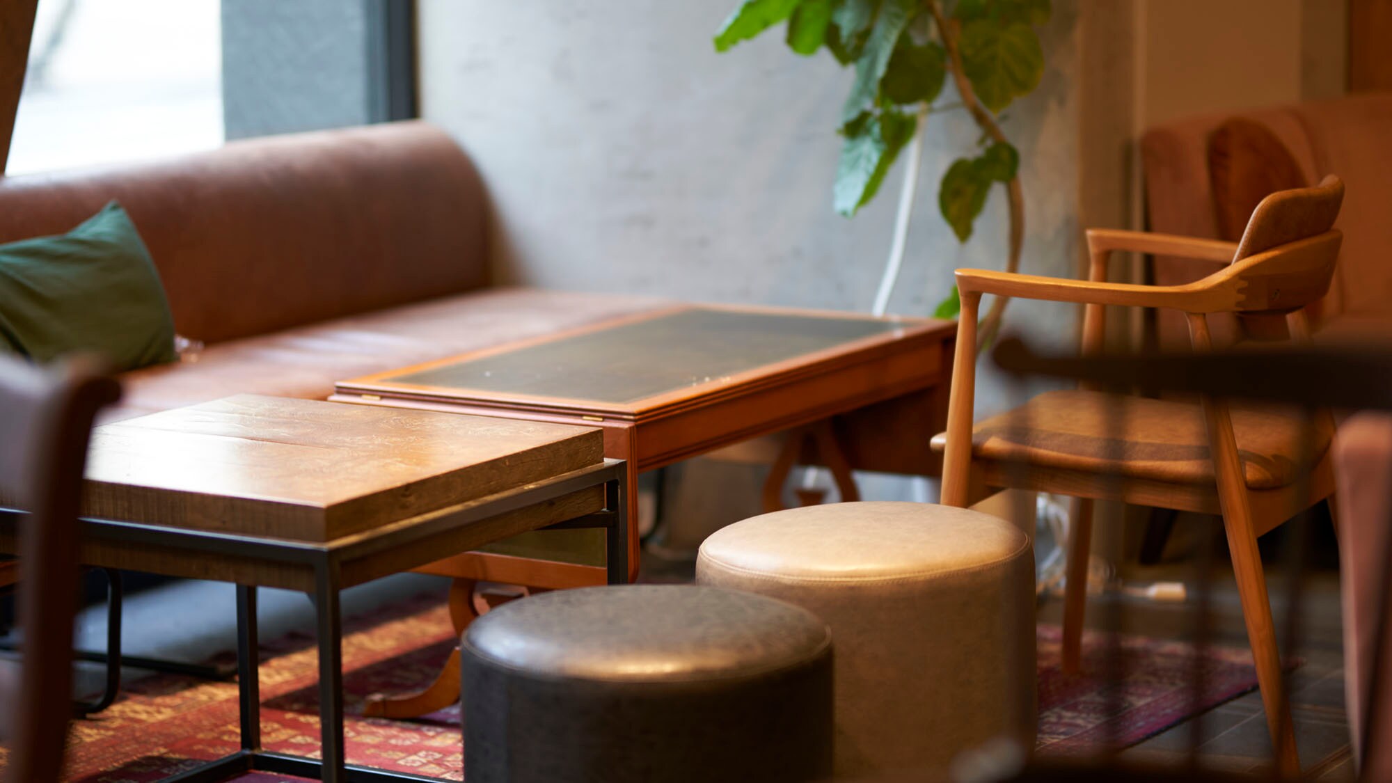 First floor front desk and cafe image