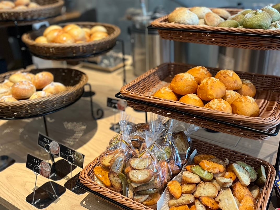 All-you-can-eat freshly baked bread