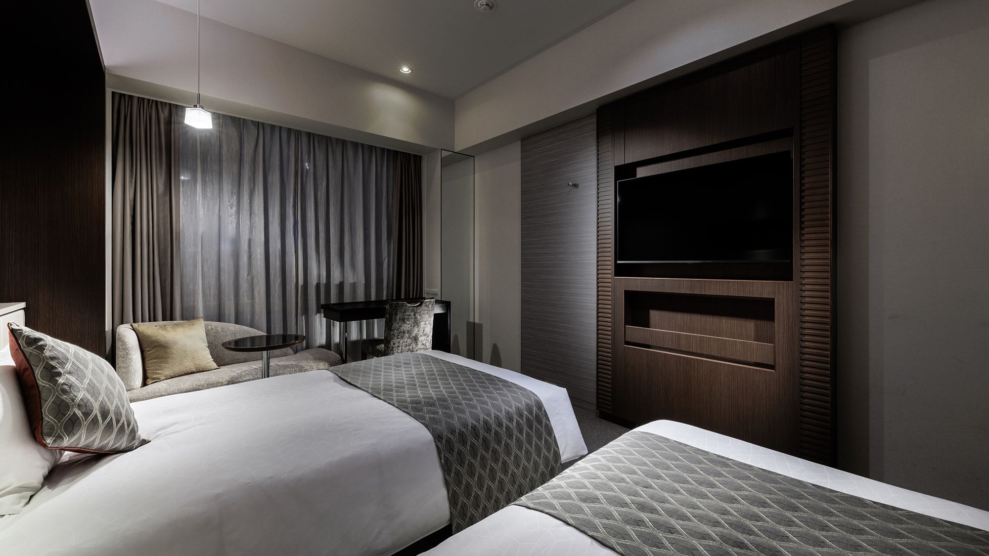 TWIN/Twin 24m² (Lebar tempat tidur: 115cm x 195cm, 2 tempat tidur)