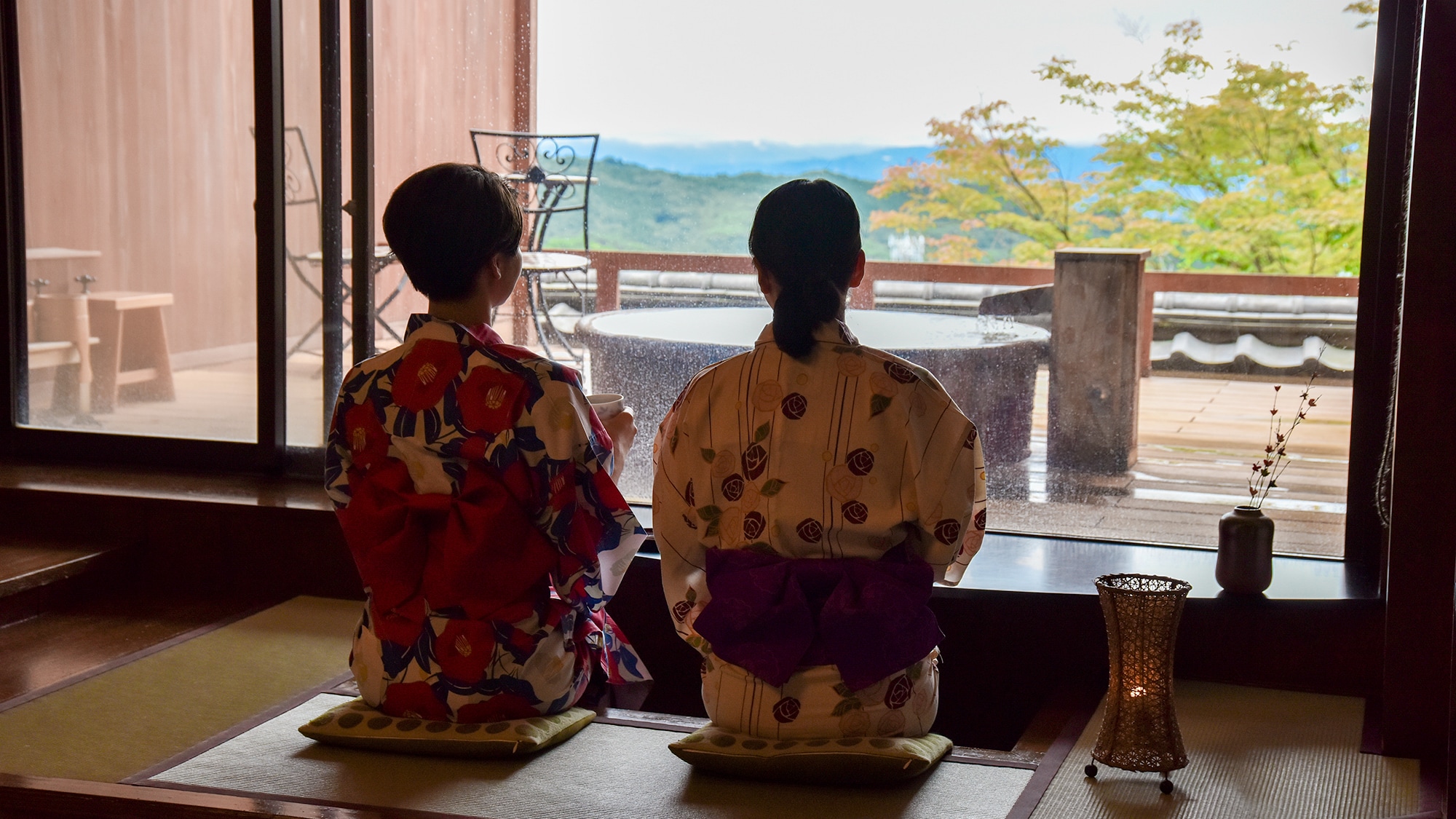 * Flower Drops [Guest room with open-air bath with golden hot water]