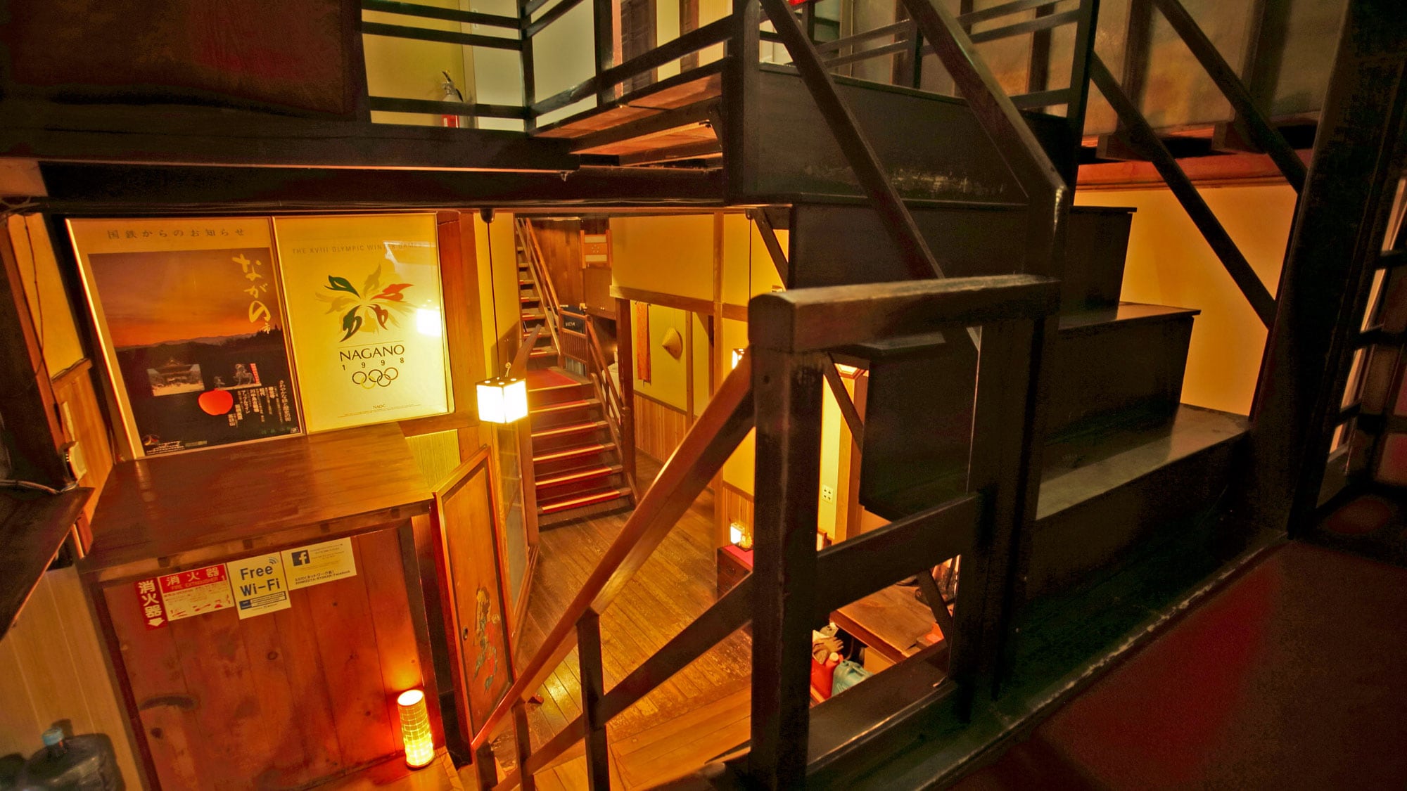 *The maze-like staircase is unique to this historic space, which has been in operation since 1876.