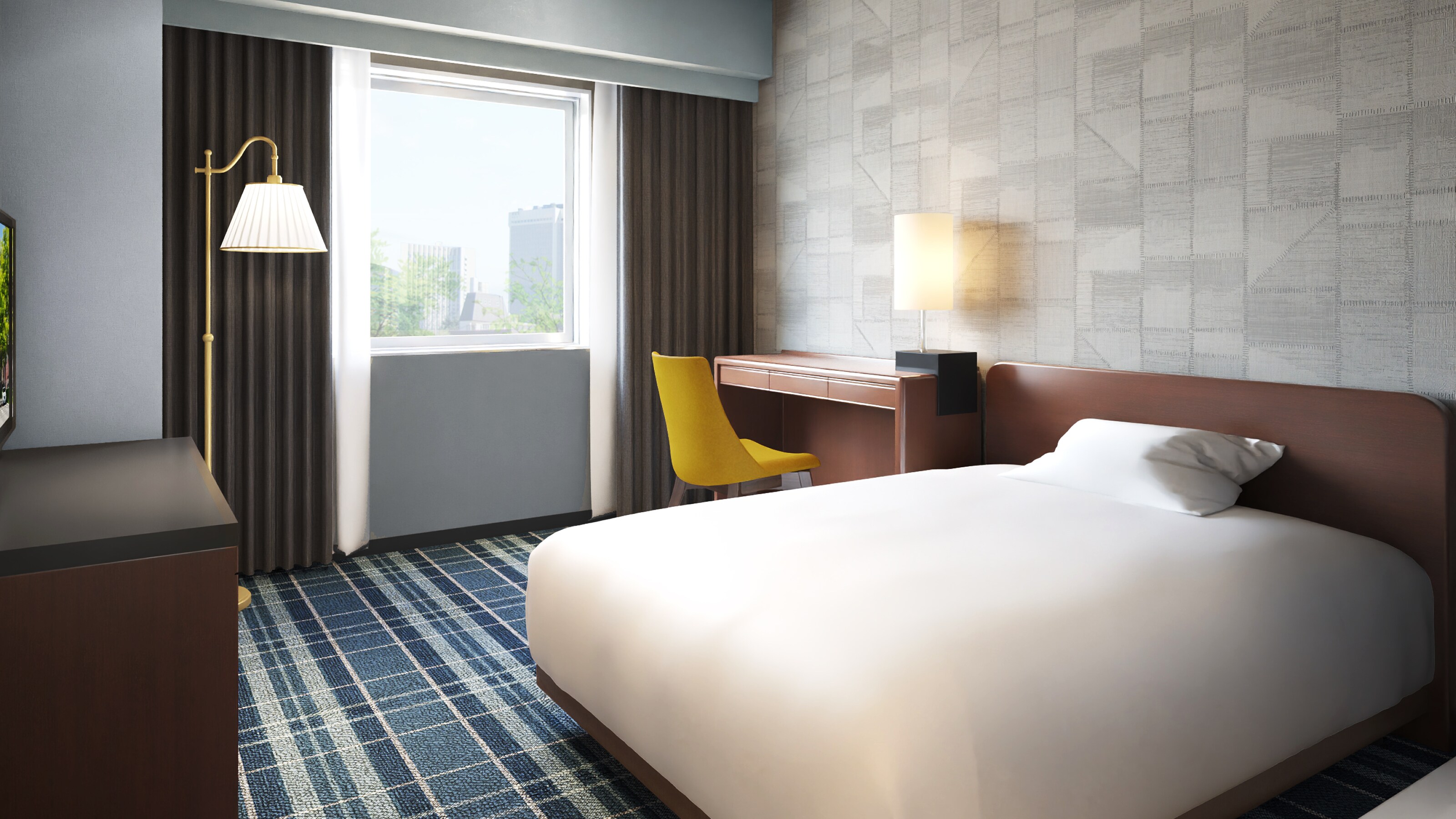 Image of new guest room (single)