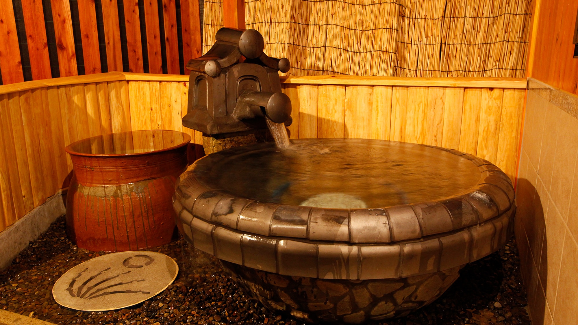 [別處] 單層B<雙床/禁煙> 43平米露天浴池（磁磚/鼓風浴池）