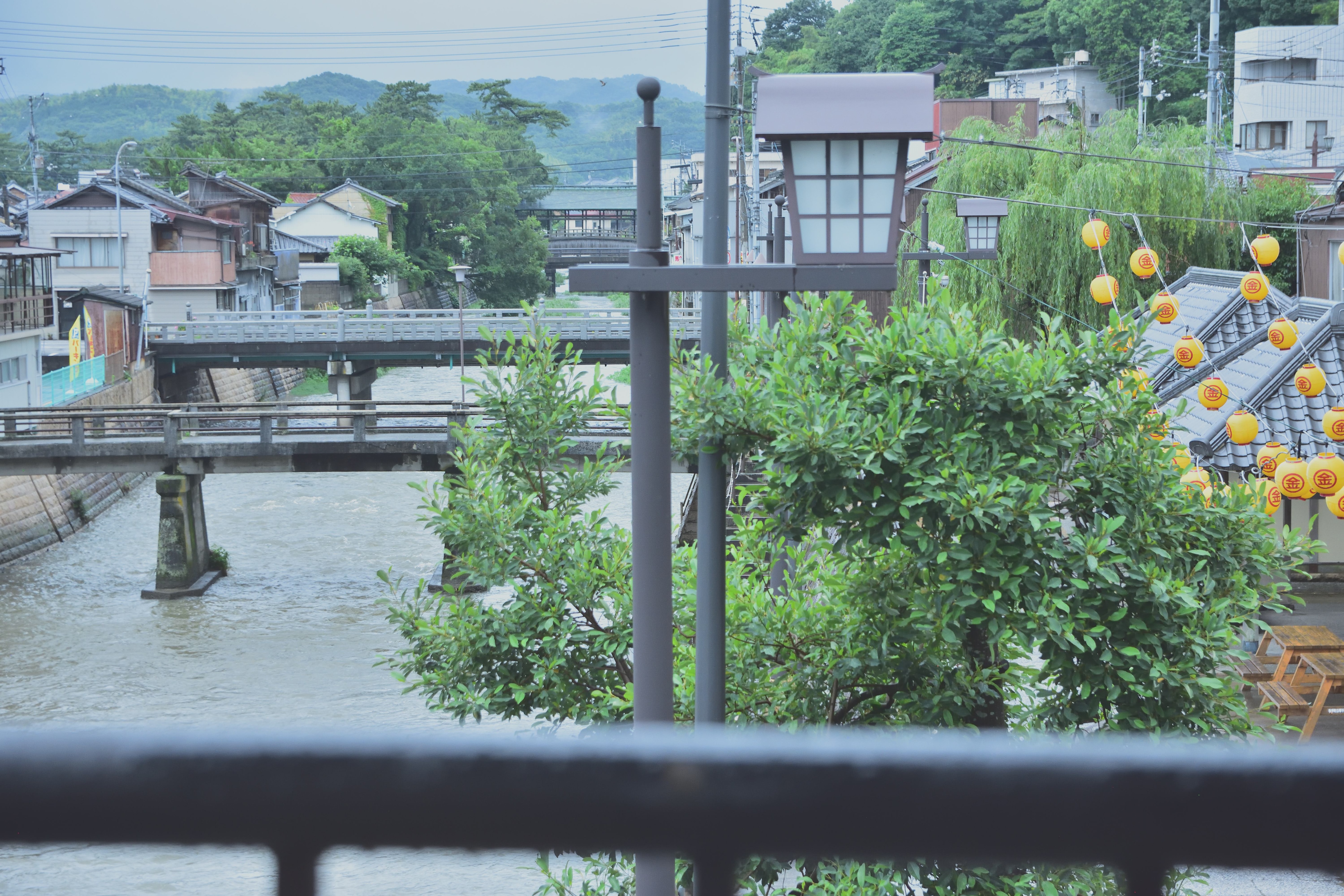 View from a Japanese-Western room with terrace