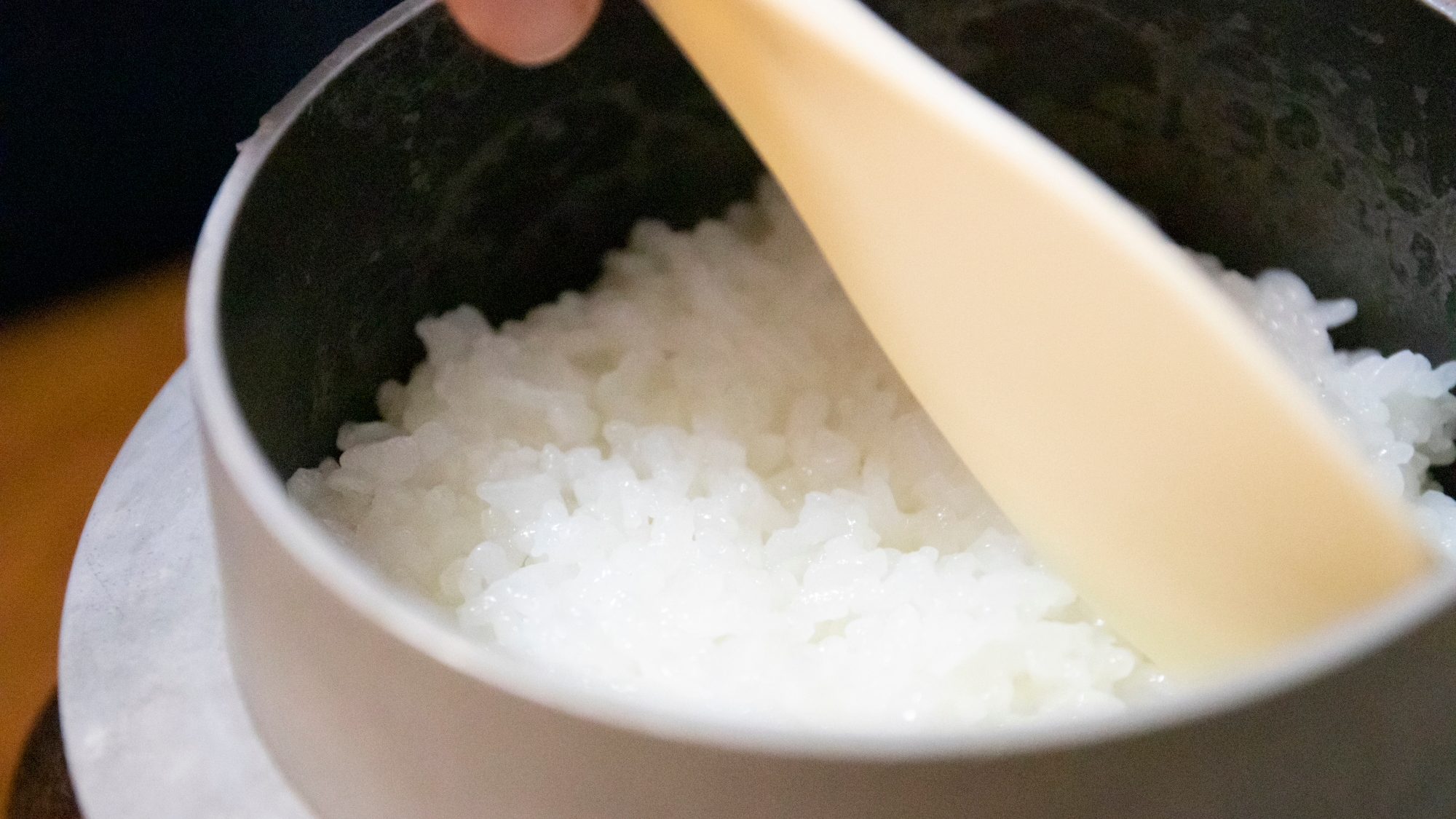【조식】 아침 식사로 솥밥 밥 시작되었습니다! 한 사람씩, 아침 식사 시간에 맞추어 끓인다
