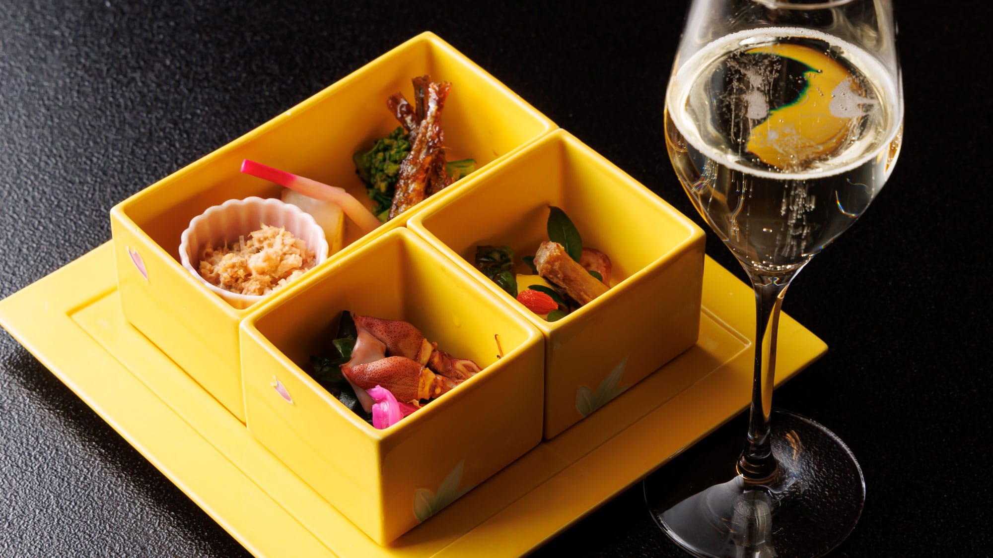 Dinner example: Pairing of wine and Japanese cuisine